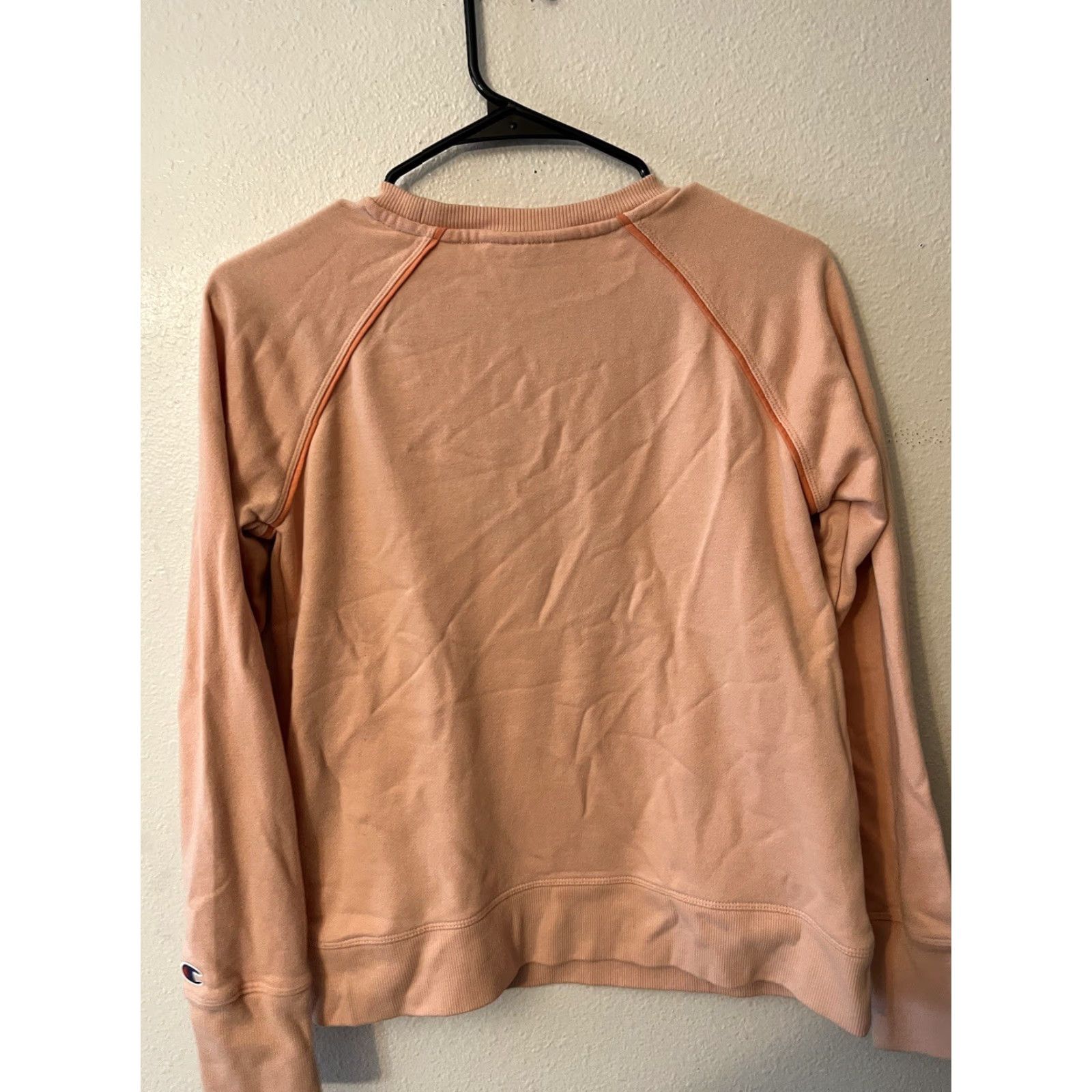 Champion Champion Sweatshirt Logo Orange Long Sleeve Crewneck Women’s Slim? Regular Size Small - S - Casual Activewear Size S / US 4 / IT 40 - 3 Thumbnail