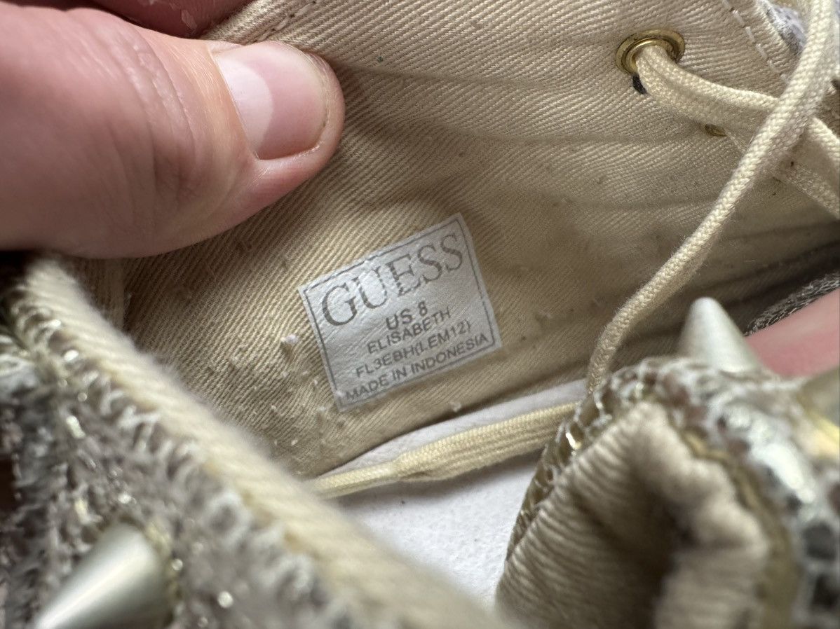 Guess AVANT GARDE GUESS SPIKED STUDED GOLD Y2K SNEAKERS Size US 8 / IT 38 - 16 Thumbnail