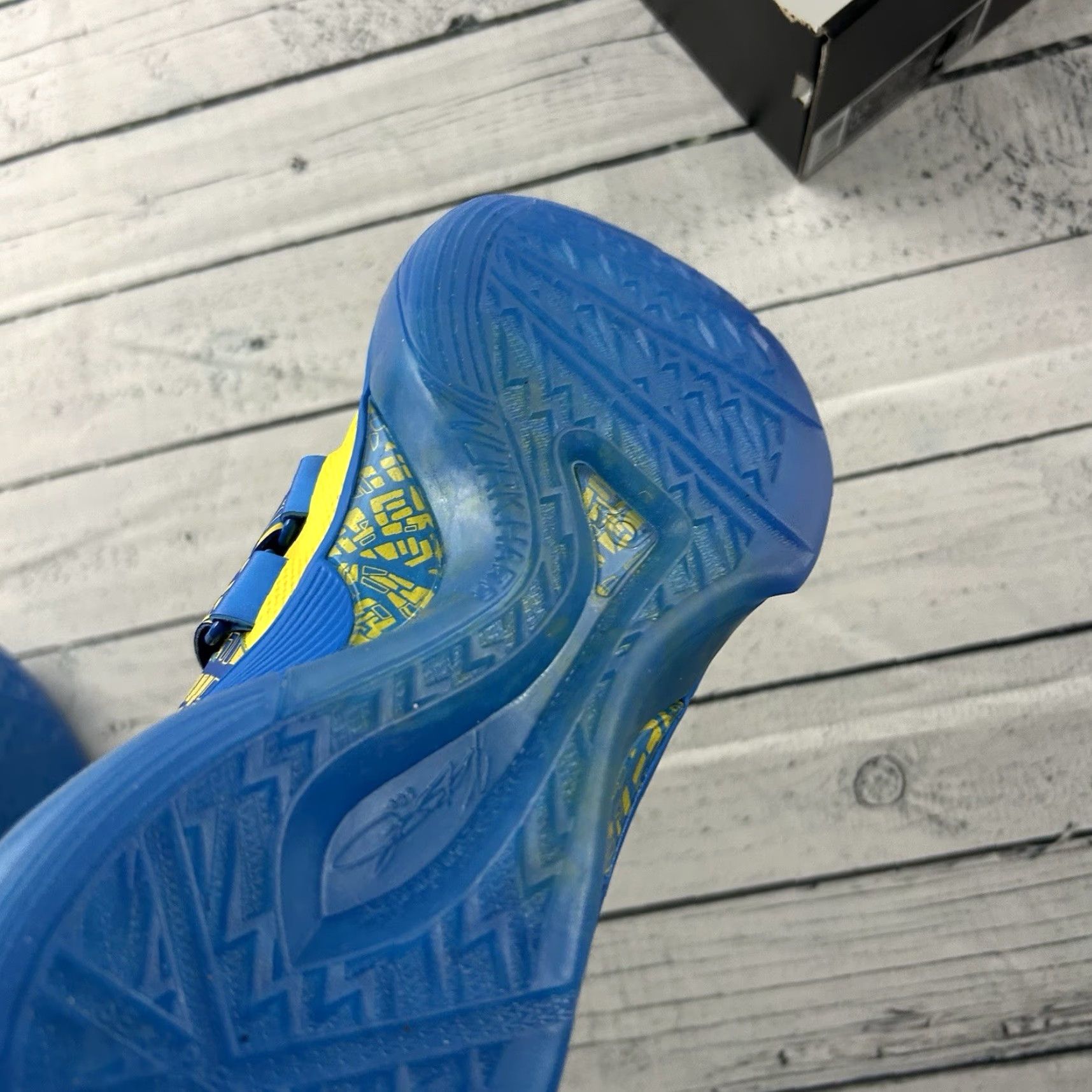 Nike Nike Zoom KD IV Scoring Title Photo Blue Lemon Twist FZ5916 400 Men's Size 9.5 Size ONE SIZE - 6 Thumbnail
