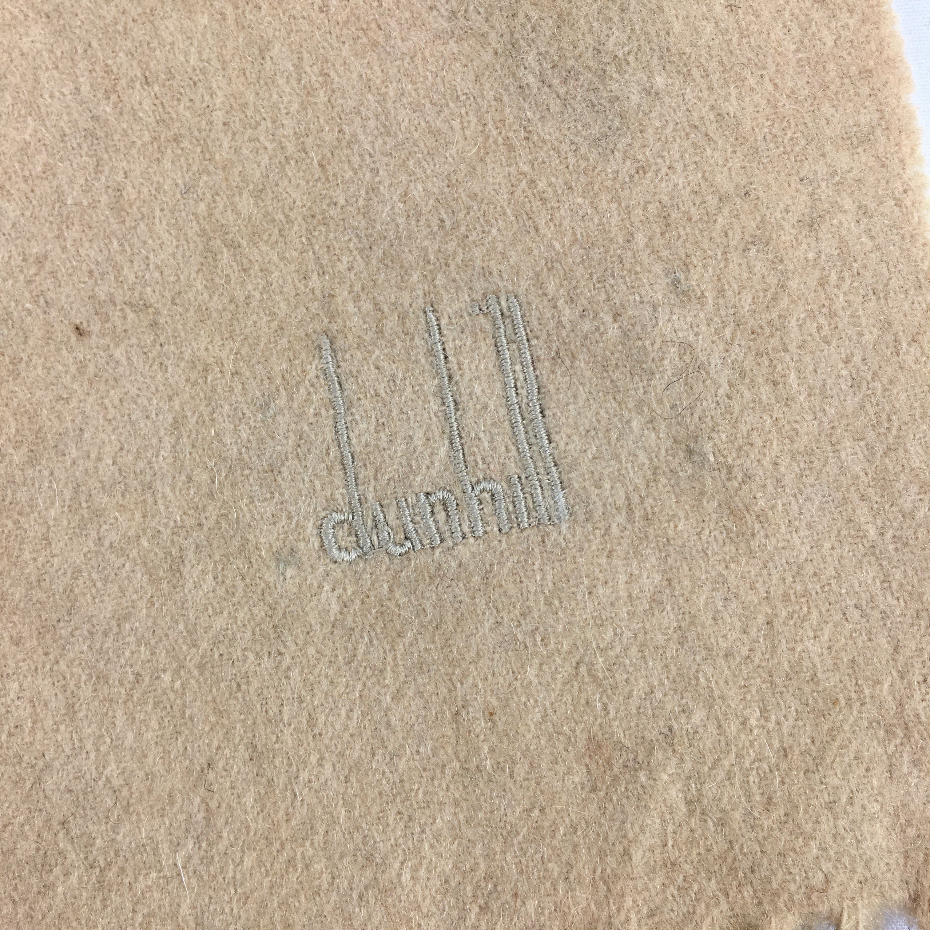 Alfred Dunhill Vintage Alfred Dunhill Scarf Muffler Wool Cashmere Scarves Size ONE SIZE - 4 Thumbnail
