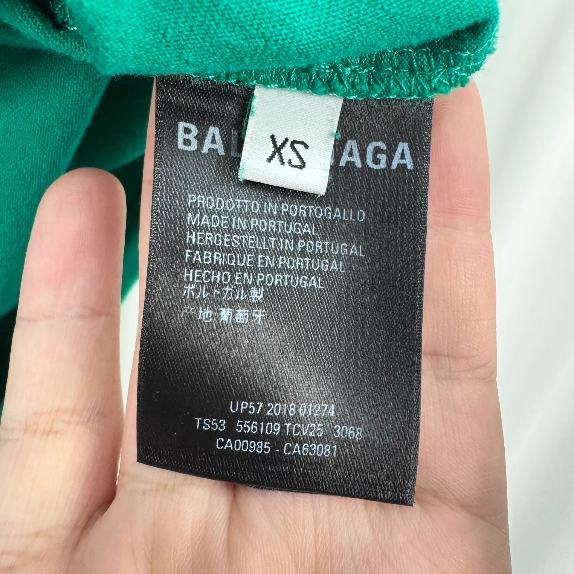 Balenciaga Balenciaga Wheat Ear Logo Short Sleeve XS 98N 4900 Size US XS / EU 42 / 0 - 6 Thumbnail