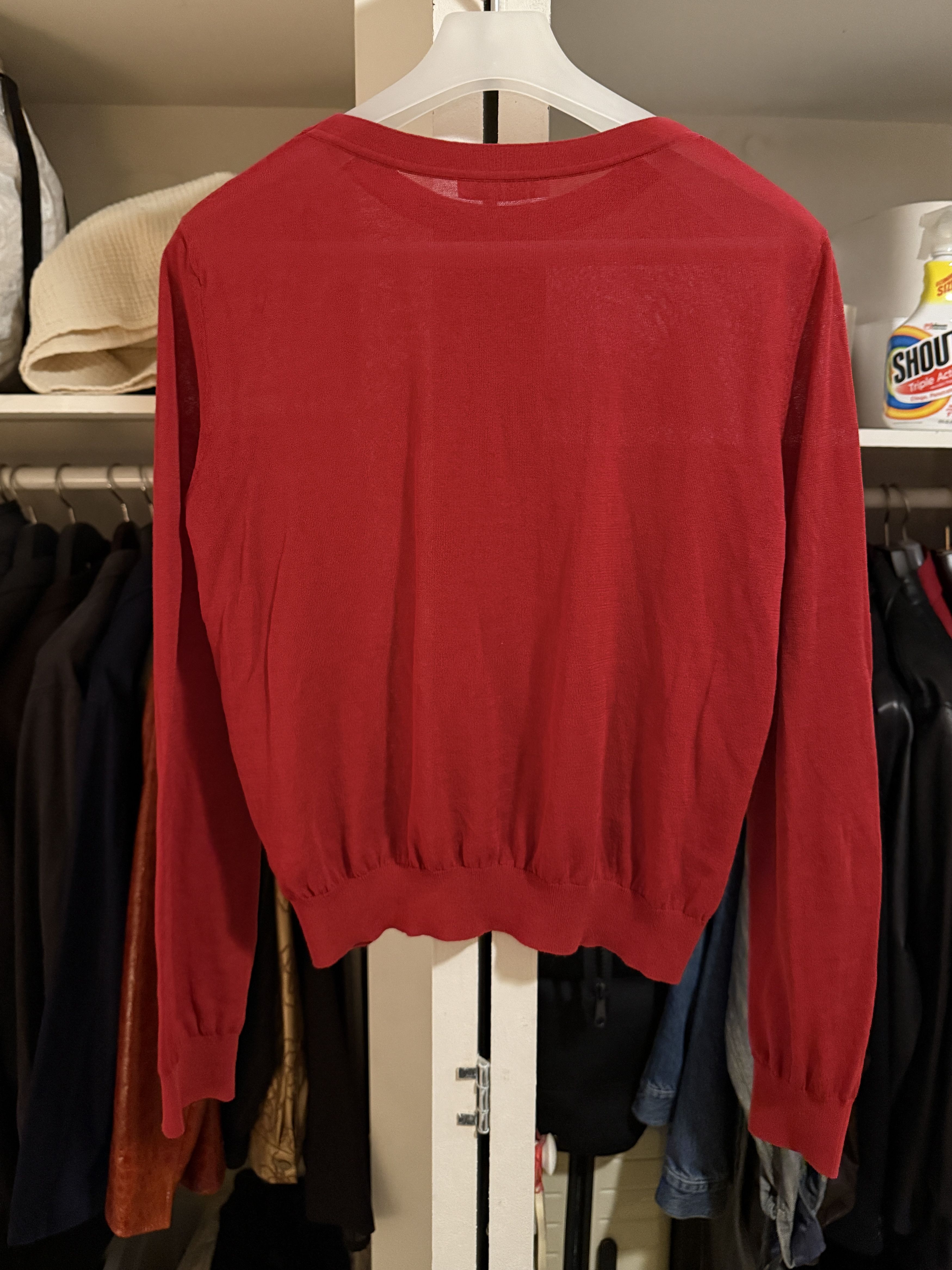 Ciao Lucia Red light sheer sweater Size L / US 10 / IT 46 - 4 Thumbnail