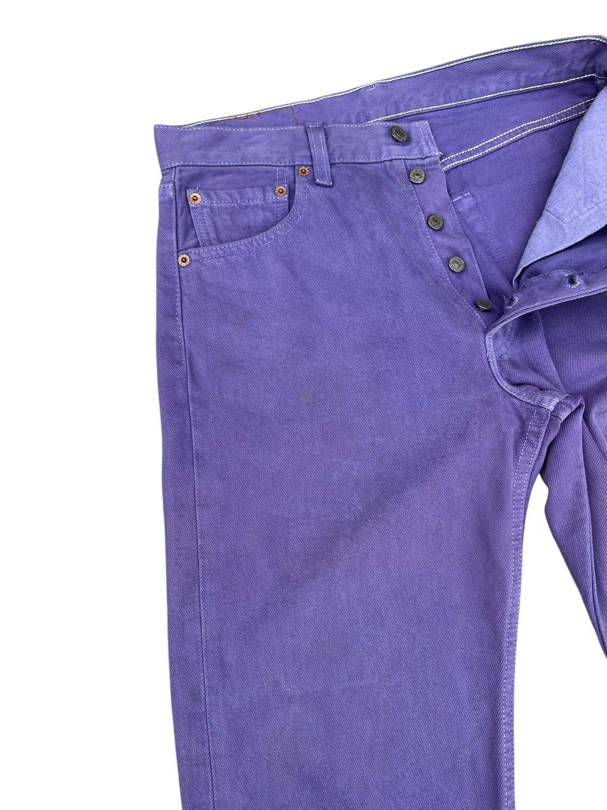 Levi's Vintage 1999 Levi’s 501 Faded Stains Purple Denim Jeans Size US 30 / EU 46 - 8 Thumbnail