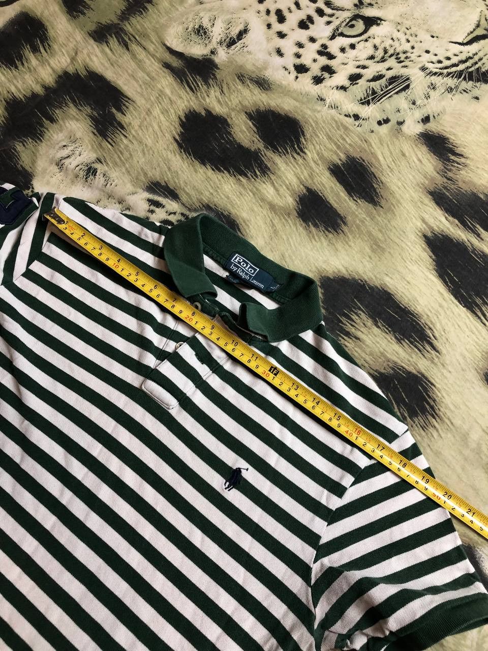 Polo Ralph Lauren Vintage Polo Ralph Lauren Striped Polo Size L Size US L / EU 52-54 / 3 - 15 Thumbnail