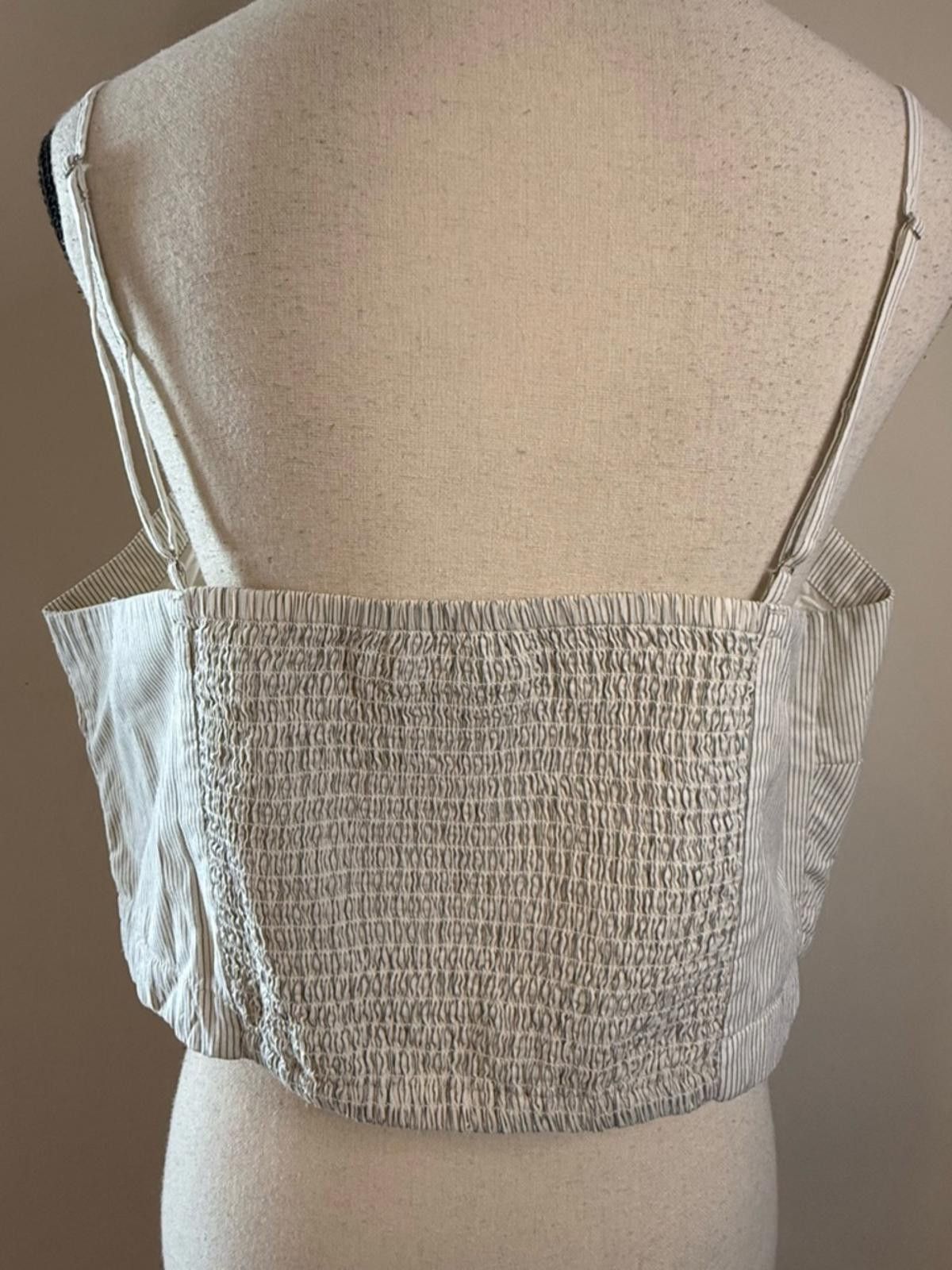 Other Banana Republic Factory preppy striped cropped top SZ XL Size XL / US 12-14 / IT 48-50 - 5 Thumbnail