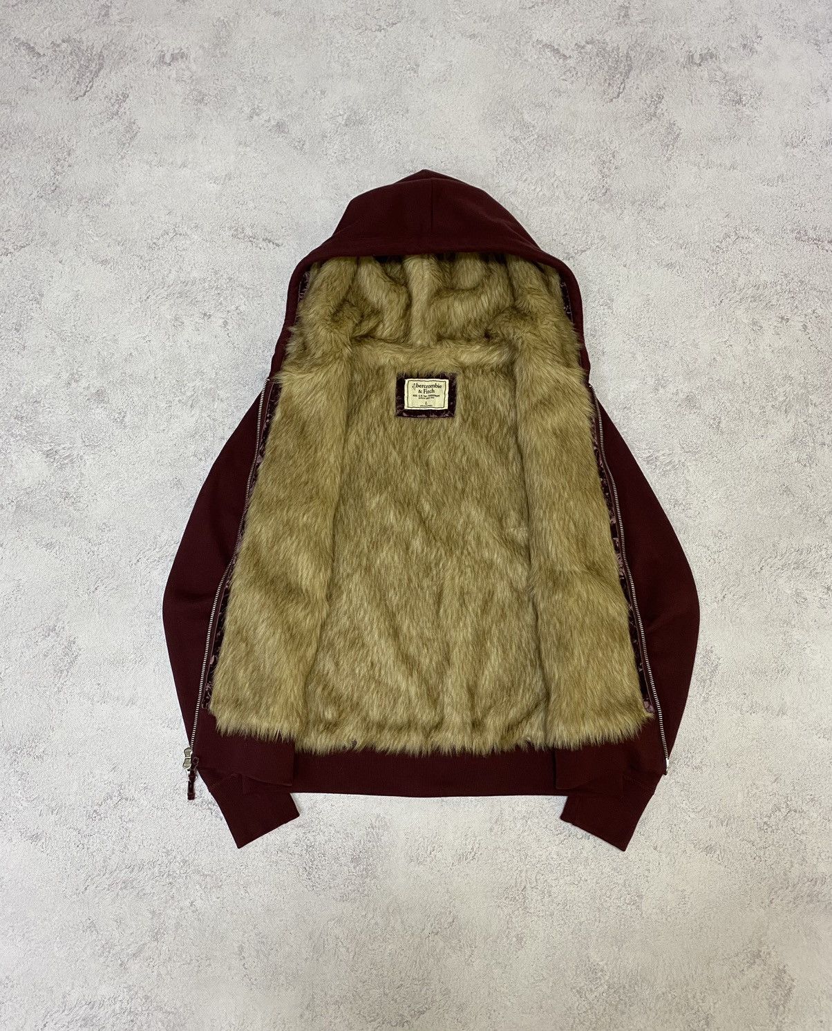 Abercrombie & Fitch Abercrombie&Fitch If Six Was Nine LGB Style Fur Zip Hoodie Size L / US 10 / IT 46 - 6 Thumbnail