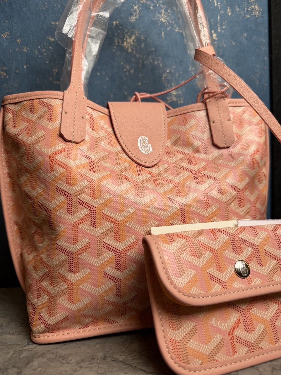Goyard Goyard Anjou Mini Multicoloured Powdered Pink Size ONE SIZE - 1 Thumbnail