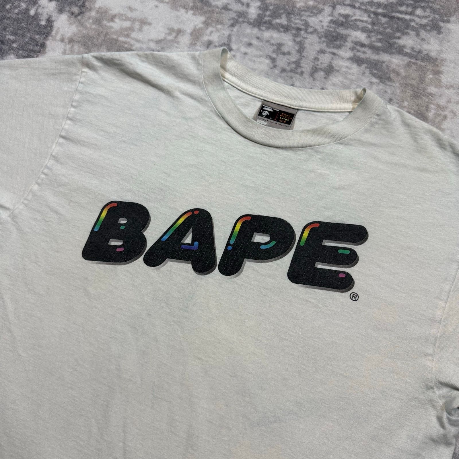 Bape × Nigo Authentic Bape 2000's Bubble Logo Tee L Size US L / EU 52-54 / 3 - 2 Thumbnail
