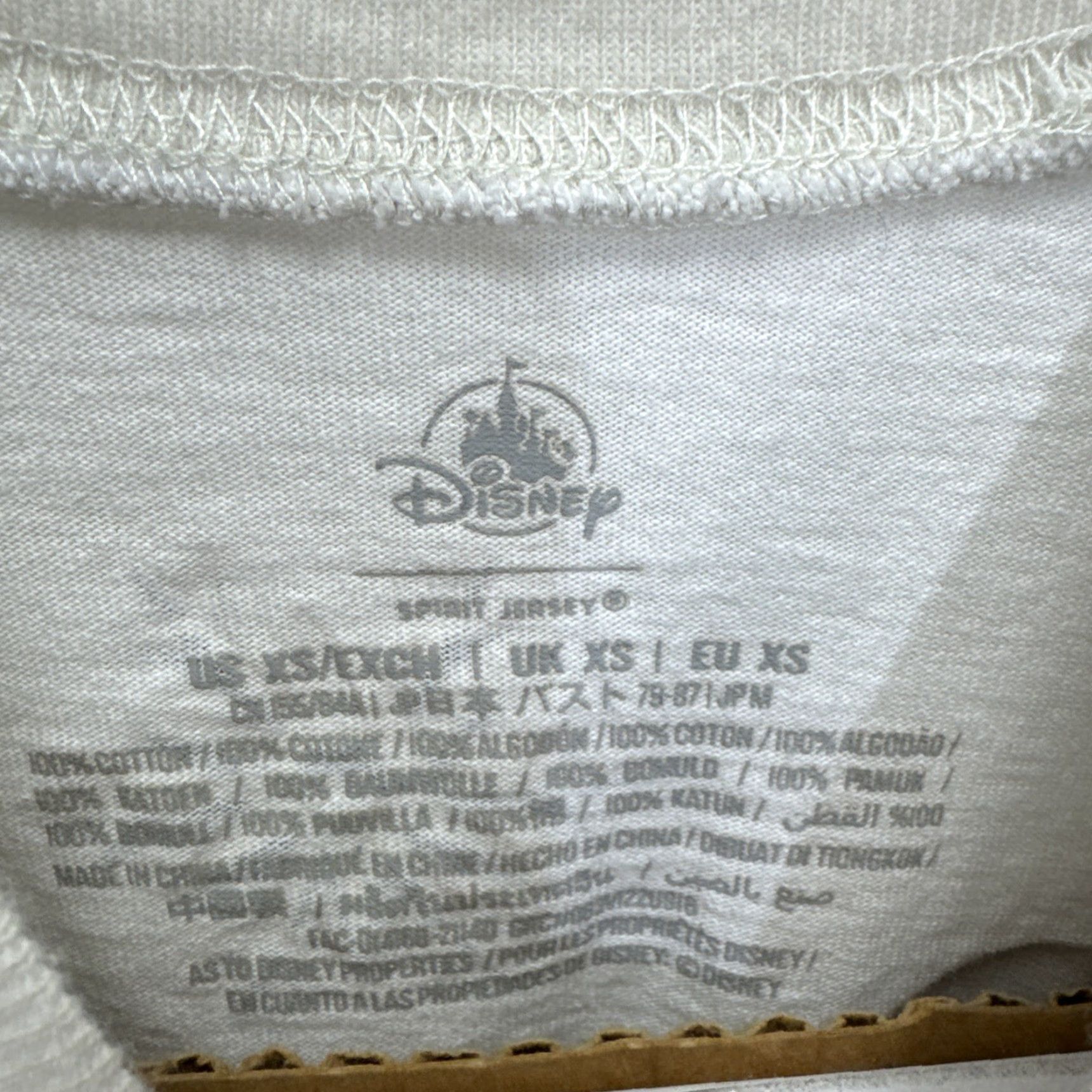 Disney Disney World Holiday Spirit Jersey Shirt Adult XS Beige Mickey Mouse Minnie Goofy Pluto Long Sleeve Casual Size XS / US 0-2 / IT 36-38 - 3 Thumbnail
