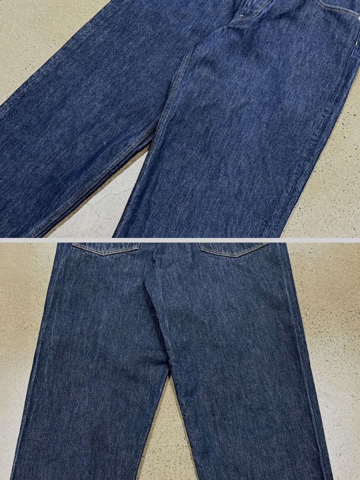 Auralee AURALEE 25 Hard Twist Denim Wide Pants Size US 32 / EU 48 - 4 Thumbnail
