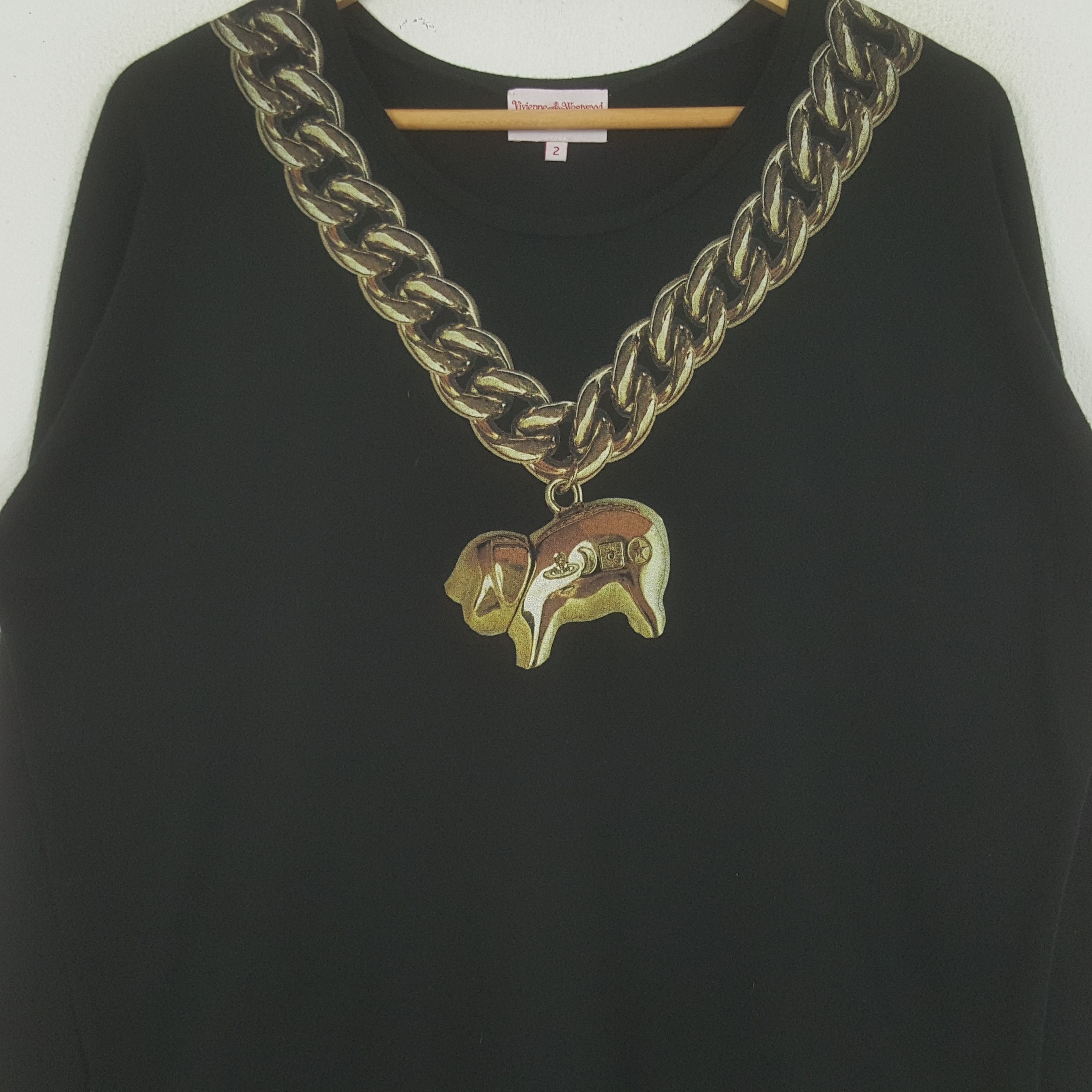 Vintage × Vivienne Westwood Vintage Vivienne Westwood British Designer Punk Style Tshirt Size US XL / EU 56 / 4 - 2 Thumbnail