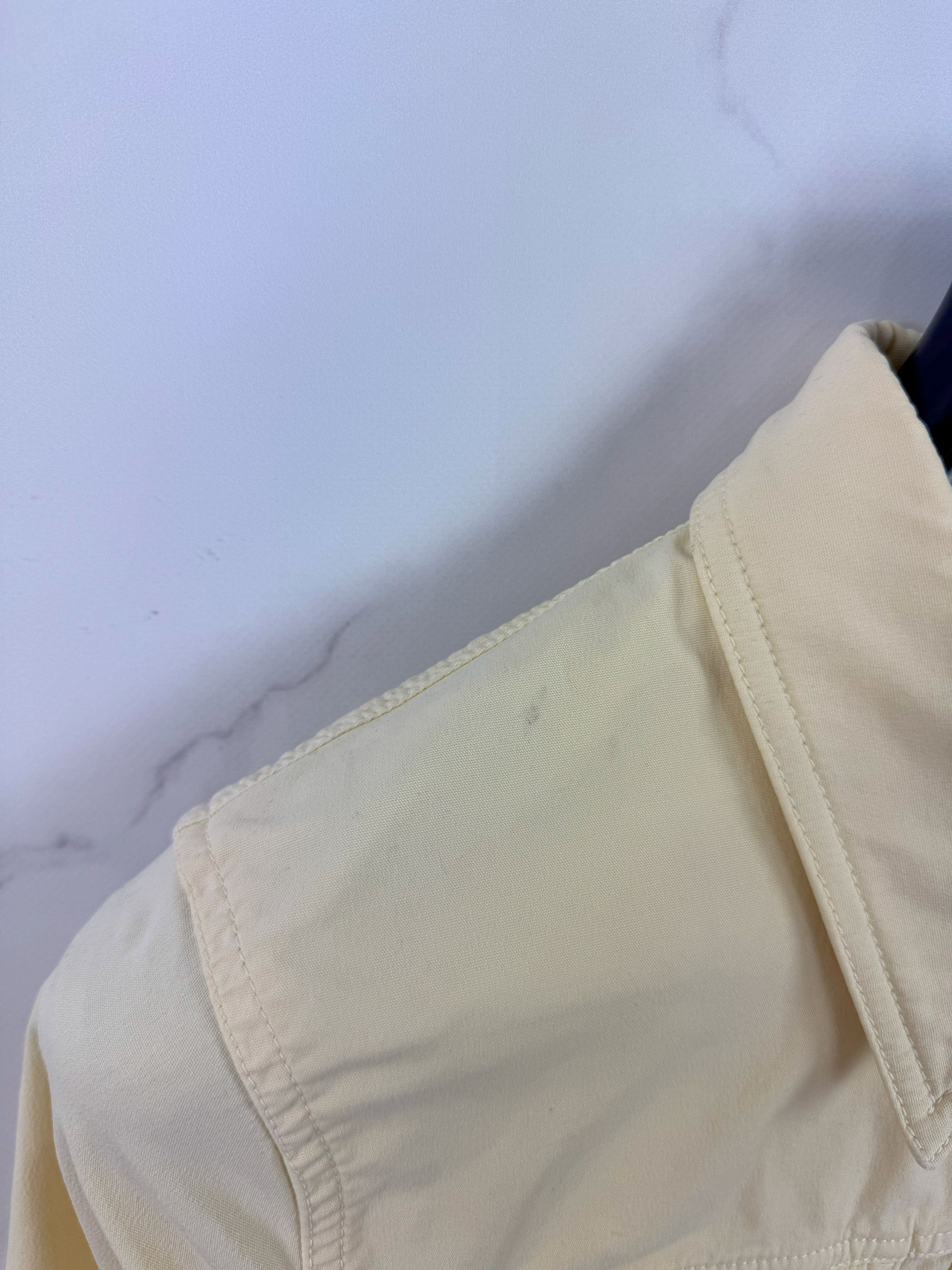 Iris von Arnim Vintage Iris Von Arnim Light Cream Denim Jacket Size 38 Size S / US 4 / IT 40 - 8 Thumbnail