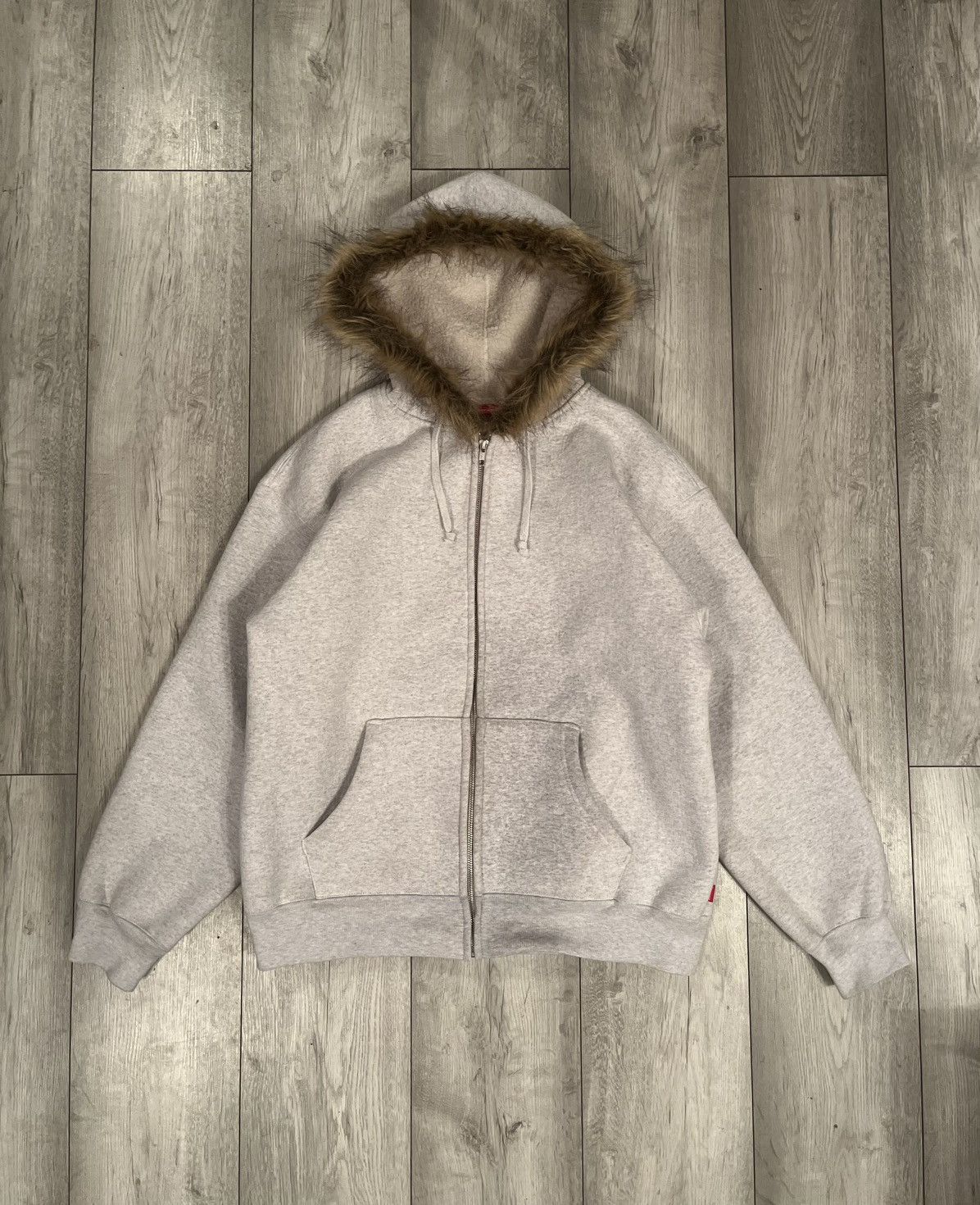 Supreme Faux Fur Zip Up | Grailed