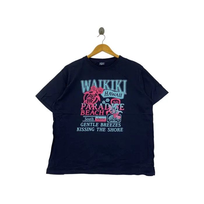 Vintage WAIKIKI HAWAII ALOHA Paradise Beach South Shore Tee Shirt Size XL / US 12-14 / IT 48-50 - 1 Thumbnail
