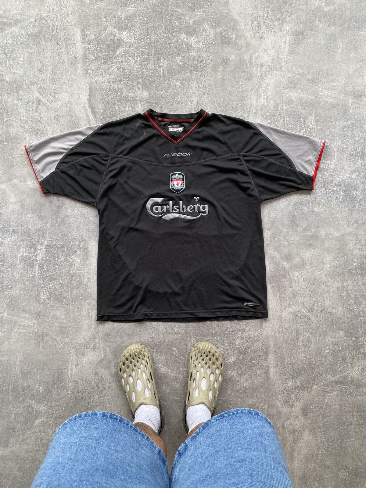 Vintage Vintage 2002/2003 FC Liverpool Carlsberg Reebok Rare T-shirt Size US XL / EU 56 / 4 - 1 Thumbnail