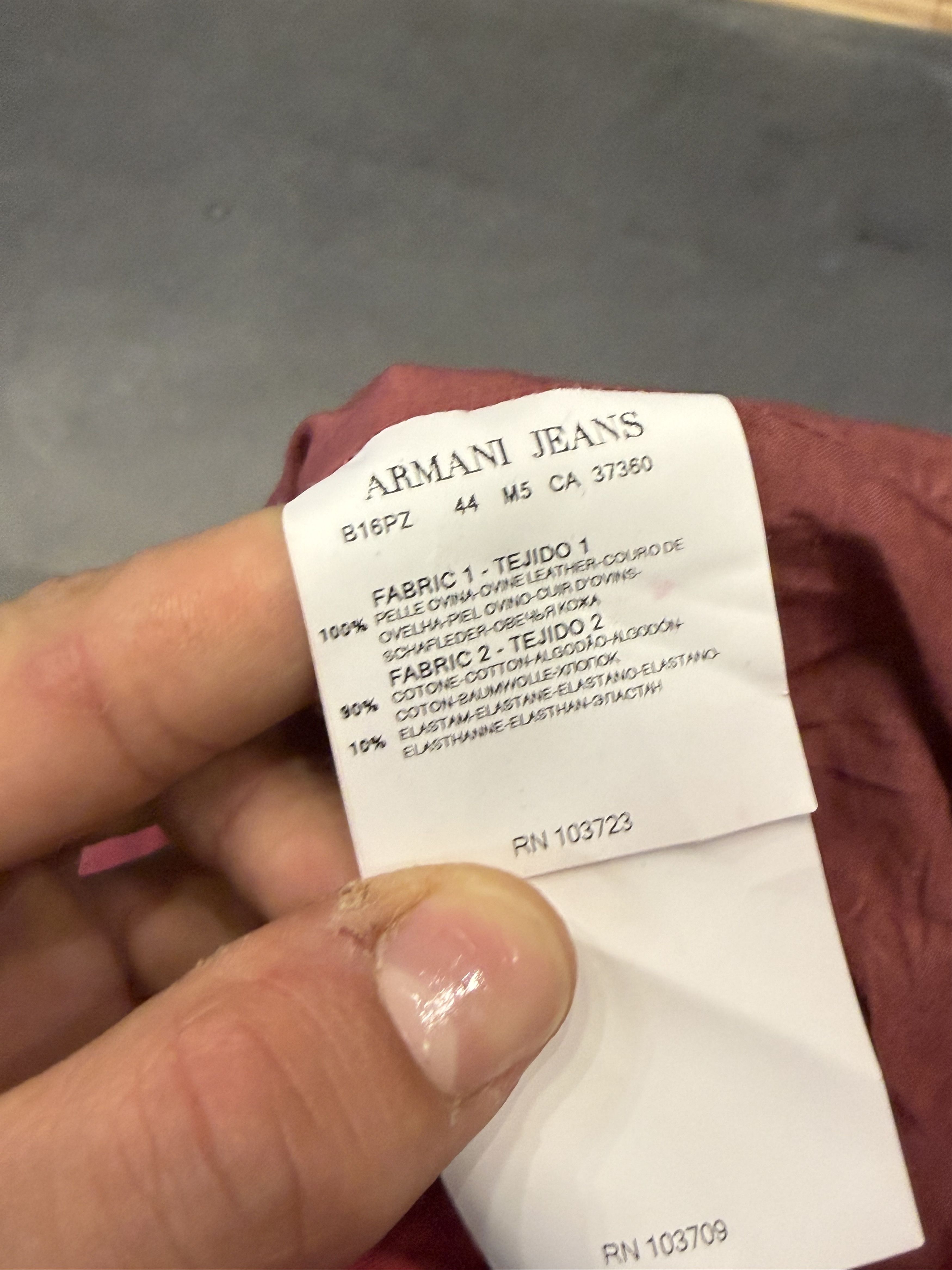 Emporio Armani Vintage Armani Jeans cropped leather jacket Size M / US 6-8 / IT 42-44 - 7 Thumbnail