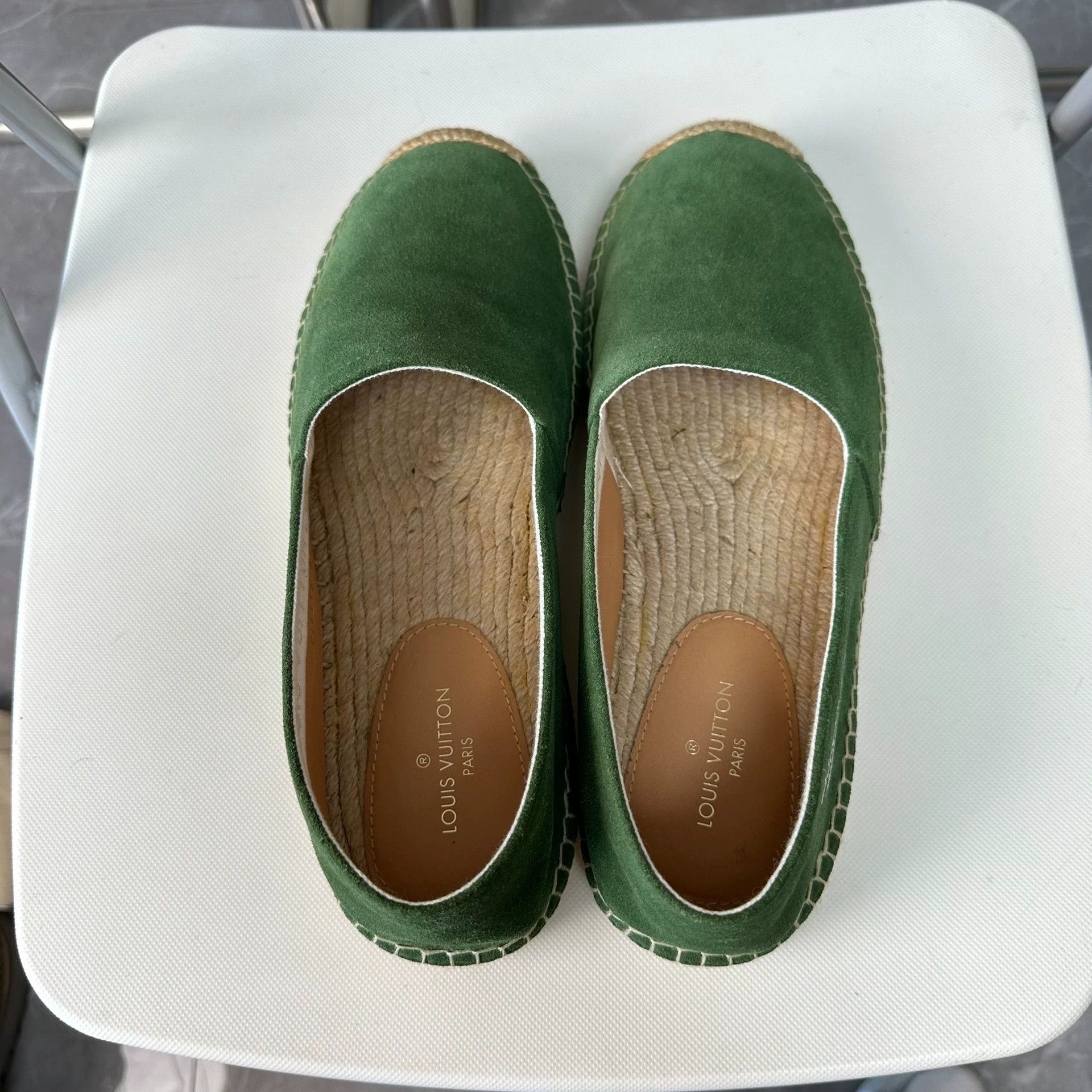 Louis Vuitton Louis Vuitton Green Boat Shoes Size 42 Size US 9 / EU 42 - 3 Thumbnail