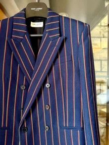 Yves Saint Laurent Saint Laurent 20fw Runway Double-Breasted Blazer Size 48R - 3 Thumbnail