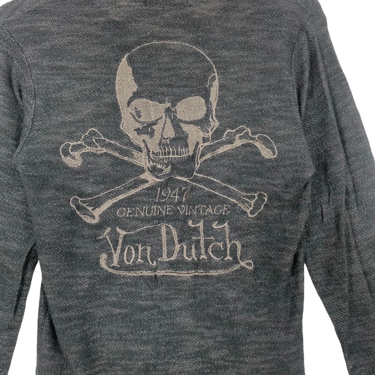 Von Dutch Vintage VON DUTCH MOTORCYCLE Skull Tee Shirt Top Bones Size XS / US 0-2 / IT 36-38 - 6 Thumbnail