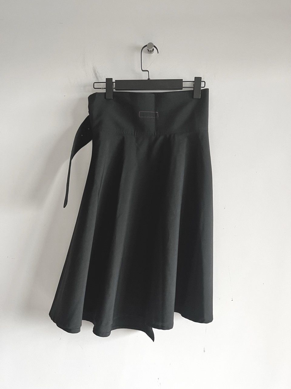 Yohji Yamamoto Yohji Yamamoto Y's - Wool Square Buckle Wrap Skirt Apron Size 30" / US 8 / IT 44 - 2 Thumbnail