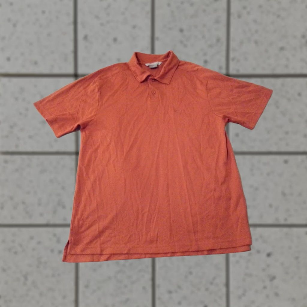 Nike Nike Golf Shirt Mens L Orange Polo Athletic Size US L / EU 52-54 / 3 - 1 Thumbnail