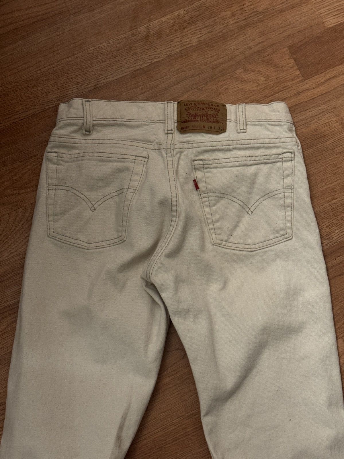 Levi's × Vintage Vintage blank tab Levi’s 550 white Size US 29 - 2 Thumbnail