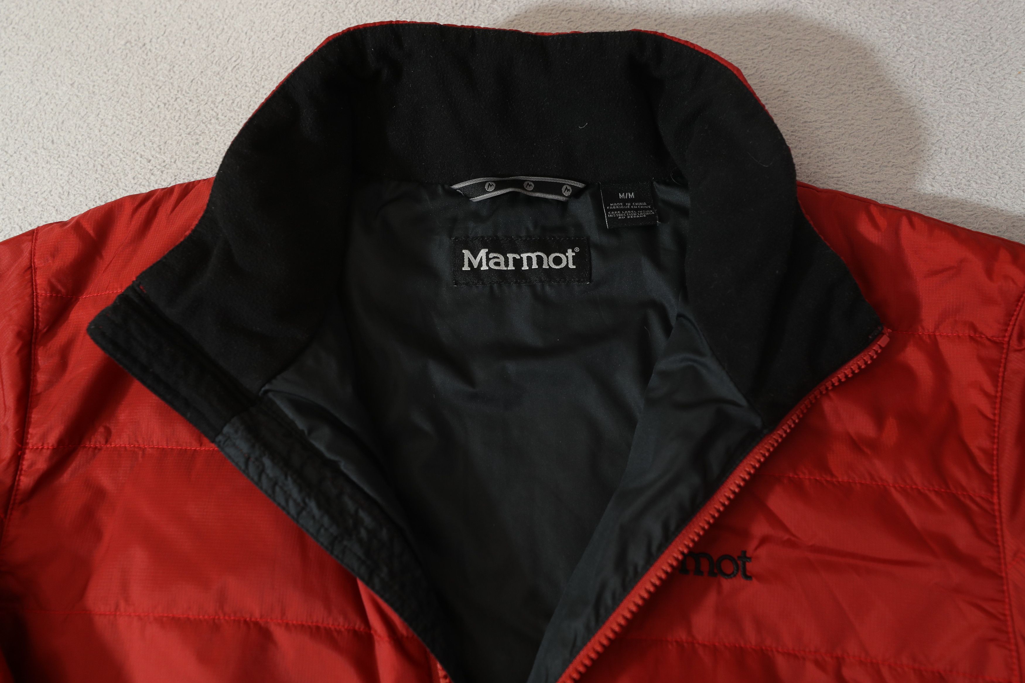 Marmot Marmot Mens Jacket Quilted Red Zip Pockets (L) Size US L / EU 52-54 / 3 - 9 Thumbnail
