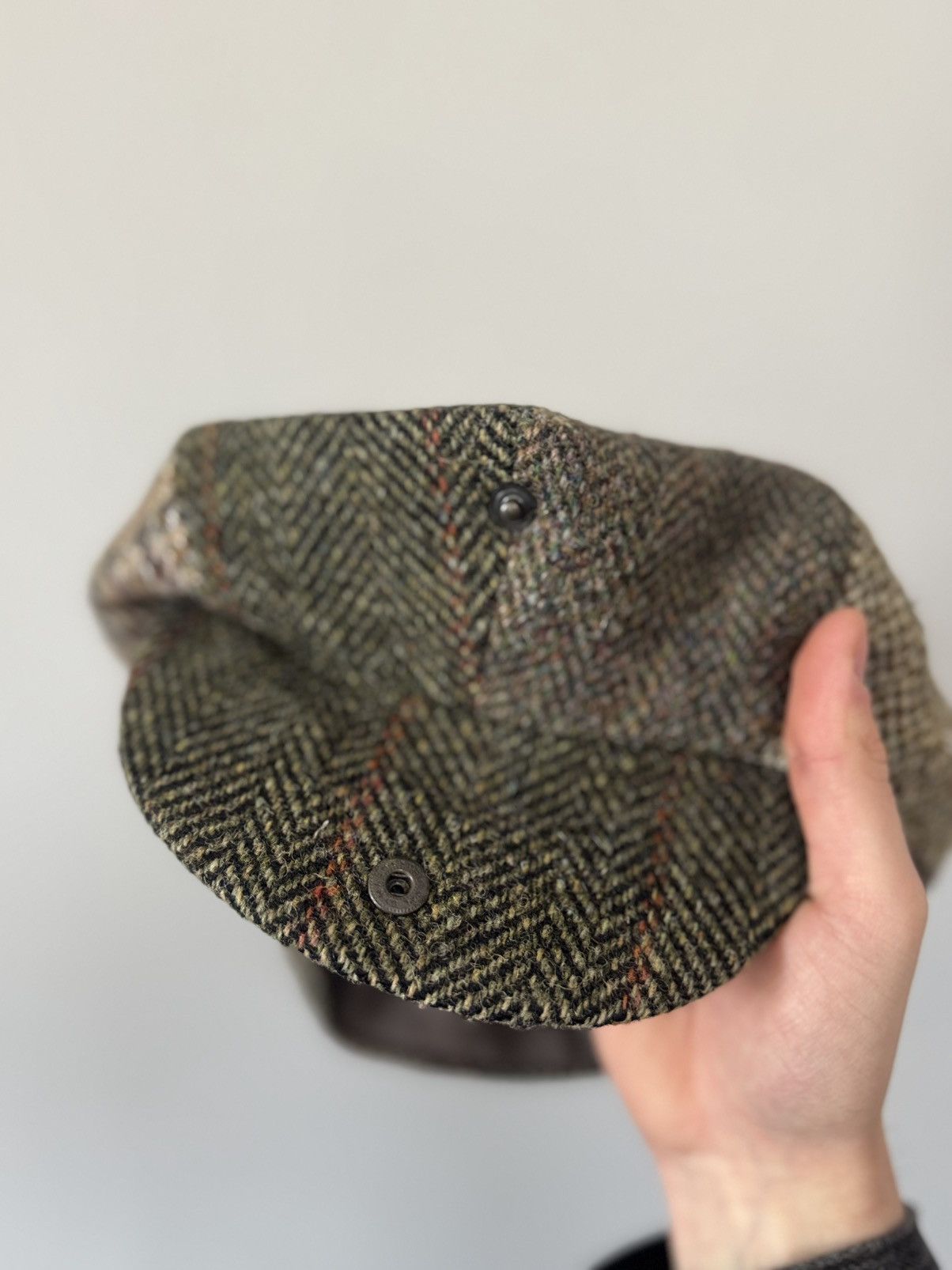 Harris Tweed Harris Tweed Style Hat Wool Flat Cap Made in Scotland size M Size ONE SIZE - 6 Thumbnail