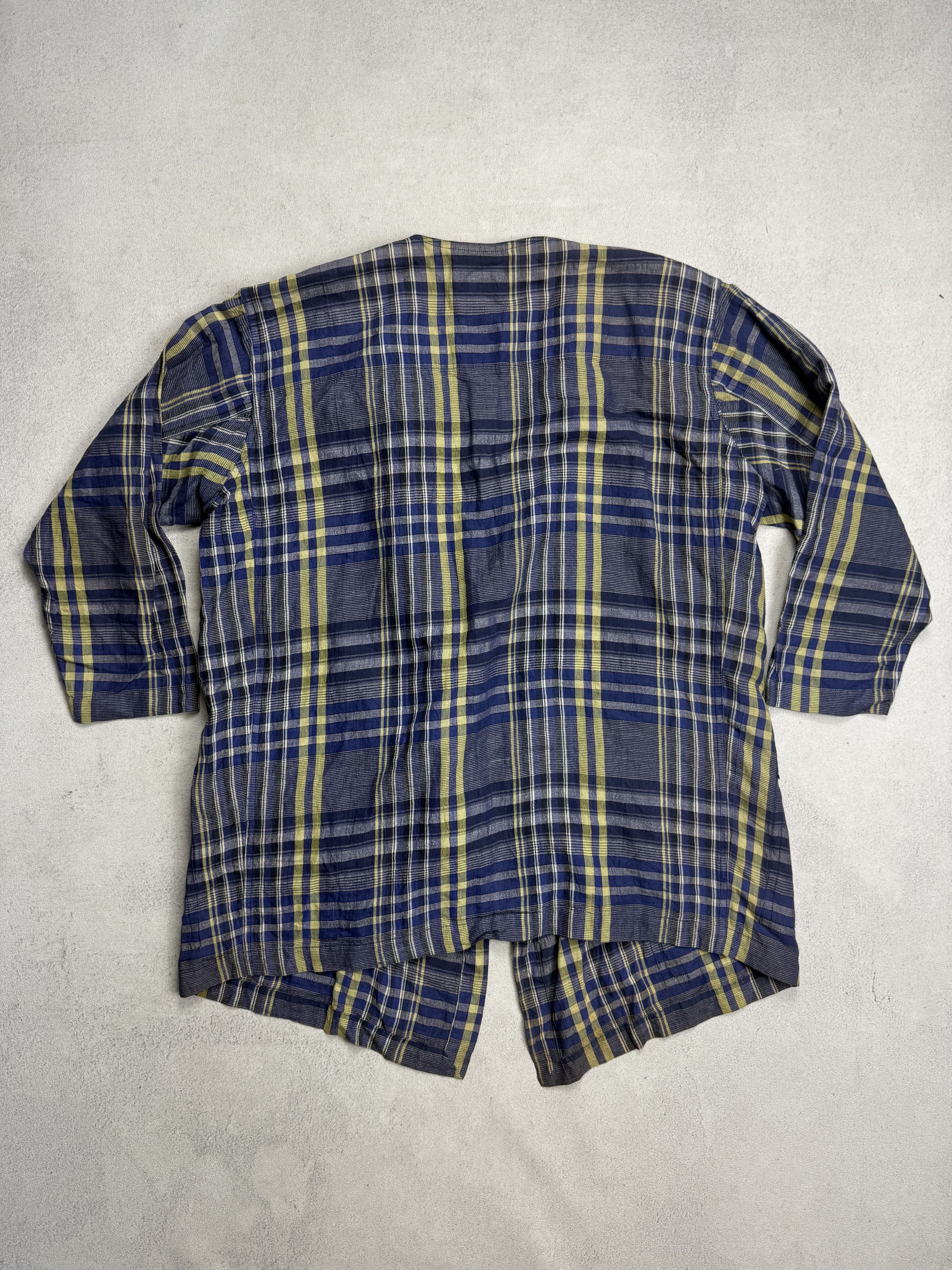 Issey Miyake Plantation Issey Miyake Plaid Outer Shirt Size M / US 6-8 / IT 42-44 - 3 Thumbnail