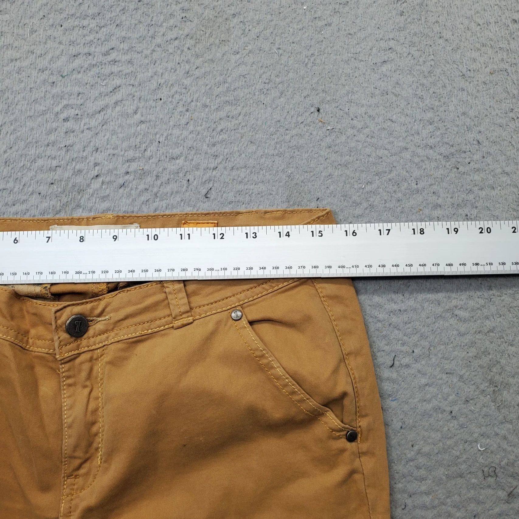 Vintage Pilcro Womens Chino Pants Tan 28 Cotton Stretch Straight Leg - Size 28 Womens Flat Front Casual Preppy Size 28" / US 6 / IT 42 - 6 Thumbnail