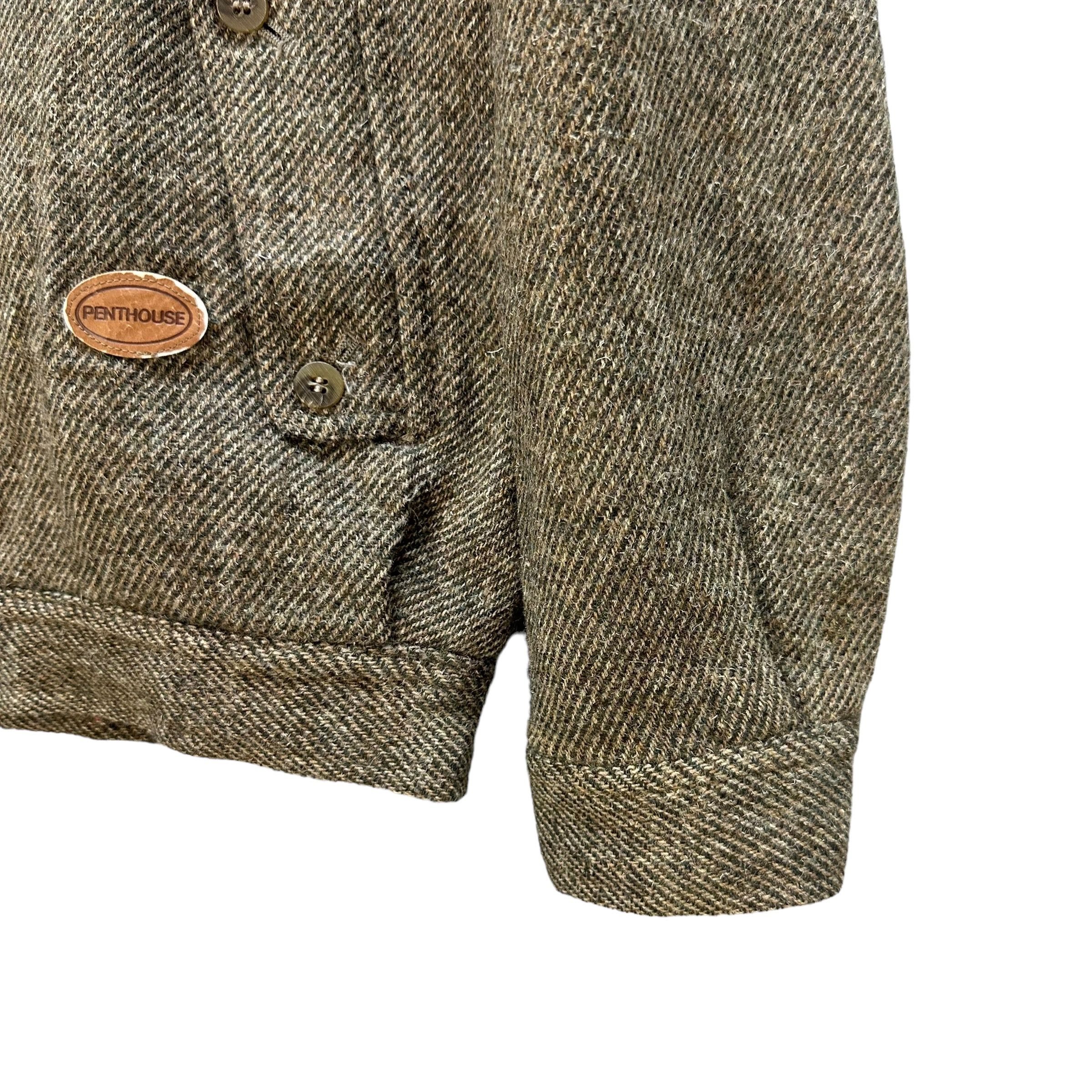 Vintage PENTHOUSE WOOL SHERPA COLLAR JACKET #A14-0356 Size US M / EU 48-50 / 2 - 6 Thumbnail
