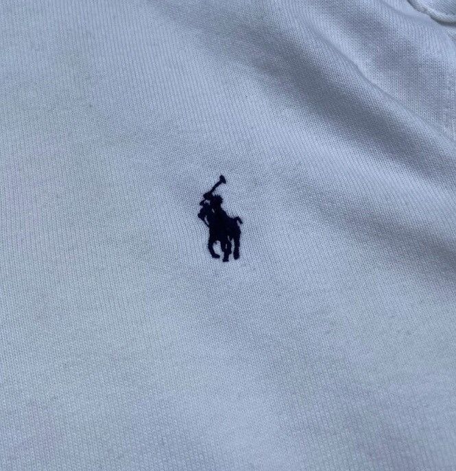 Polo Ralph Lauren × Ralph Lauren Polo Ralph Lauren White Rugby Polos Vintage Size US XL / EU 56 / 4 - 3 Thumbnail