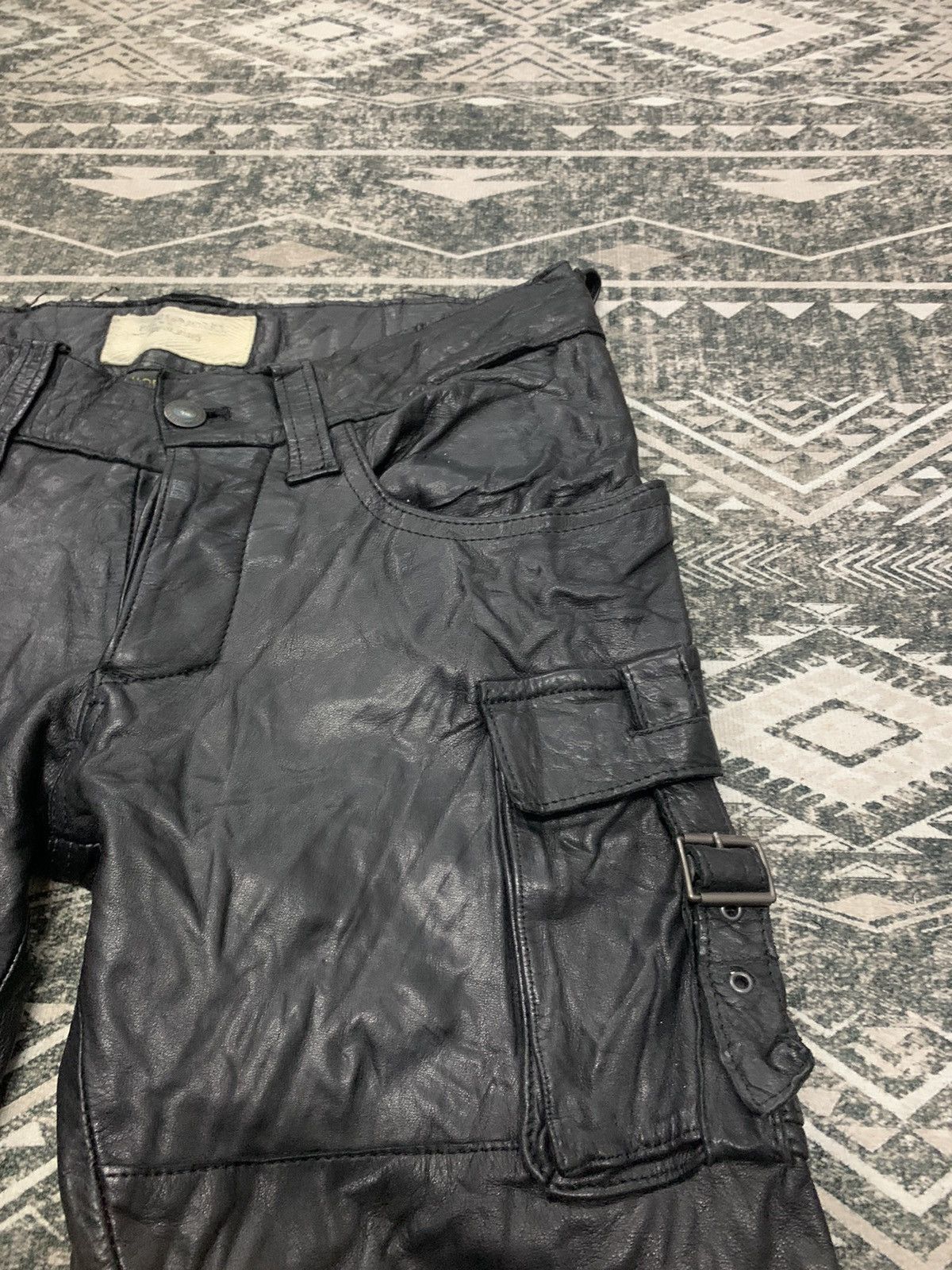 FranCisT MOR.K.S 90s FRANCIST MOR.K.S LEATHER CARGO FLARE Size 30" / US 8 / IT 44 - 8 Thumbnail