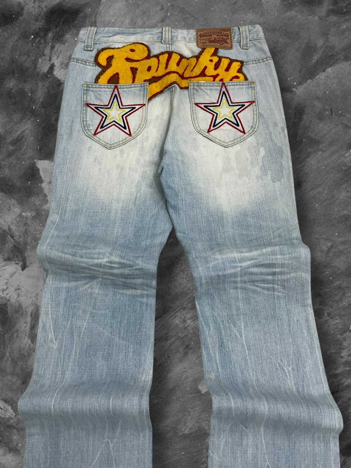 Hysteric Glamour Vintage 1999s Rare Style Designer Buzzspunky Artwork Denim Size US 30 / EU 46 - 14 Thumbnail
