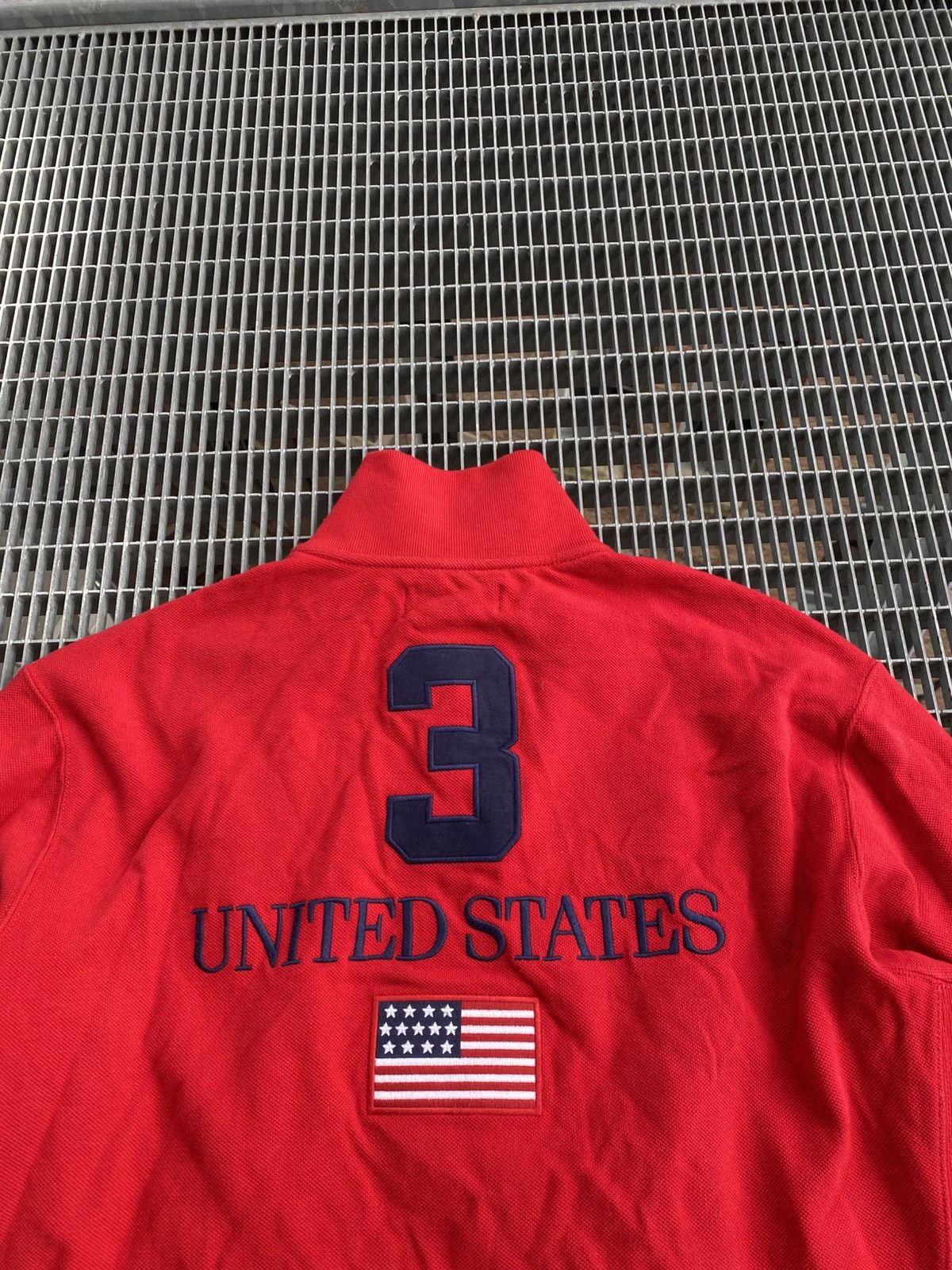 Polo Ralph Lauren Vintage Polo Ralph Lauren USA Y2K Back Logo Zip Sweater Size US XL / EU 56 / 4 - 14 Thumbnail