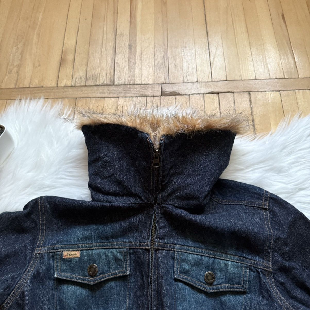 If Six Was Nine 📌 Vintage Hooch If Six Was Nine Style Denim Fur Jacket Size US M / EU 48-50 / 2 - 15 Thumbnail