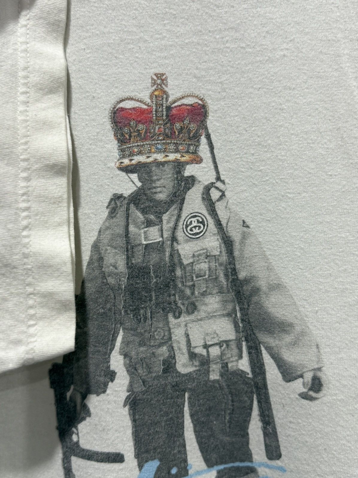 Stussy Rare Vintage stussy Crown Faded Usa Tee Size US L / EU 52-54 / 3 - 4 Thumbnail