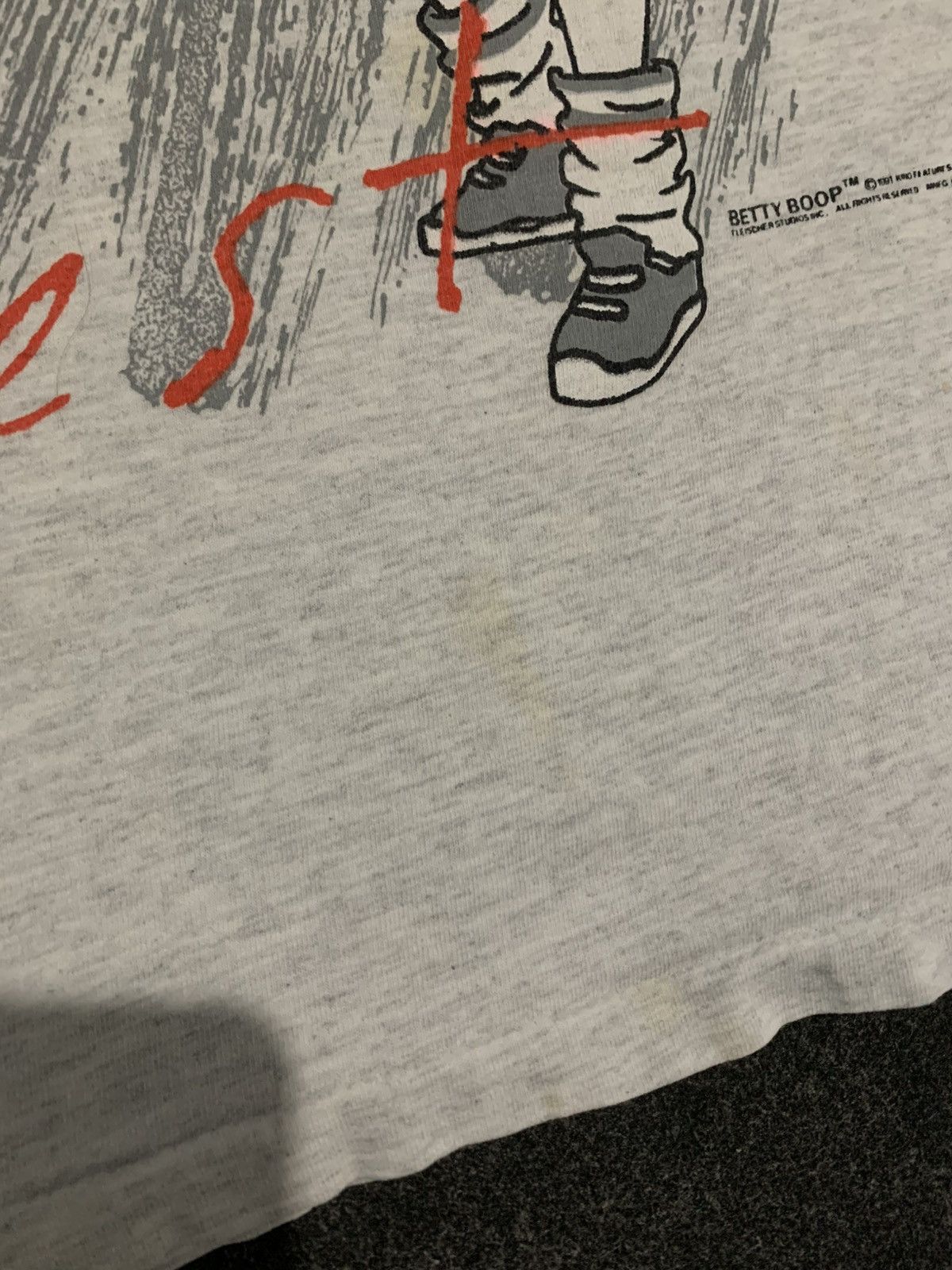 Vintage Vintage 90s Betty Boop "Personal Best Tennis" T-Shirt Size M / US 6-8 / IT 42-44 - 10 Thumbnail