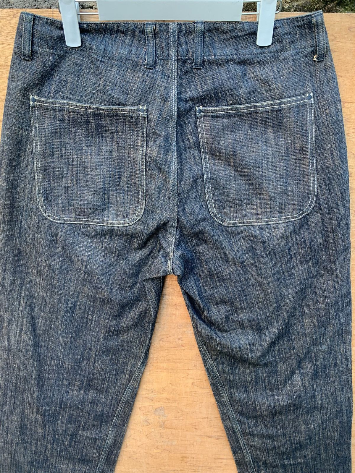 Japanese Brand 🔥🔥 bootlegboothTM Blue Denim Jeans Size US 31 - 9 Thumbnail