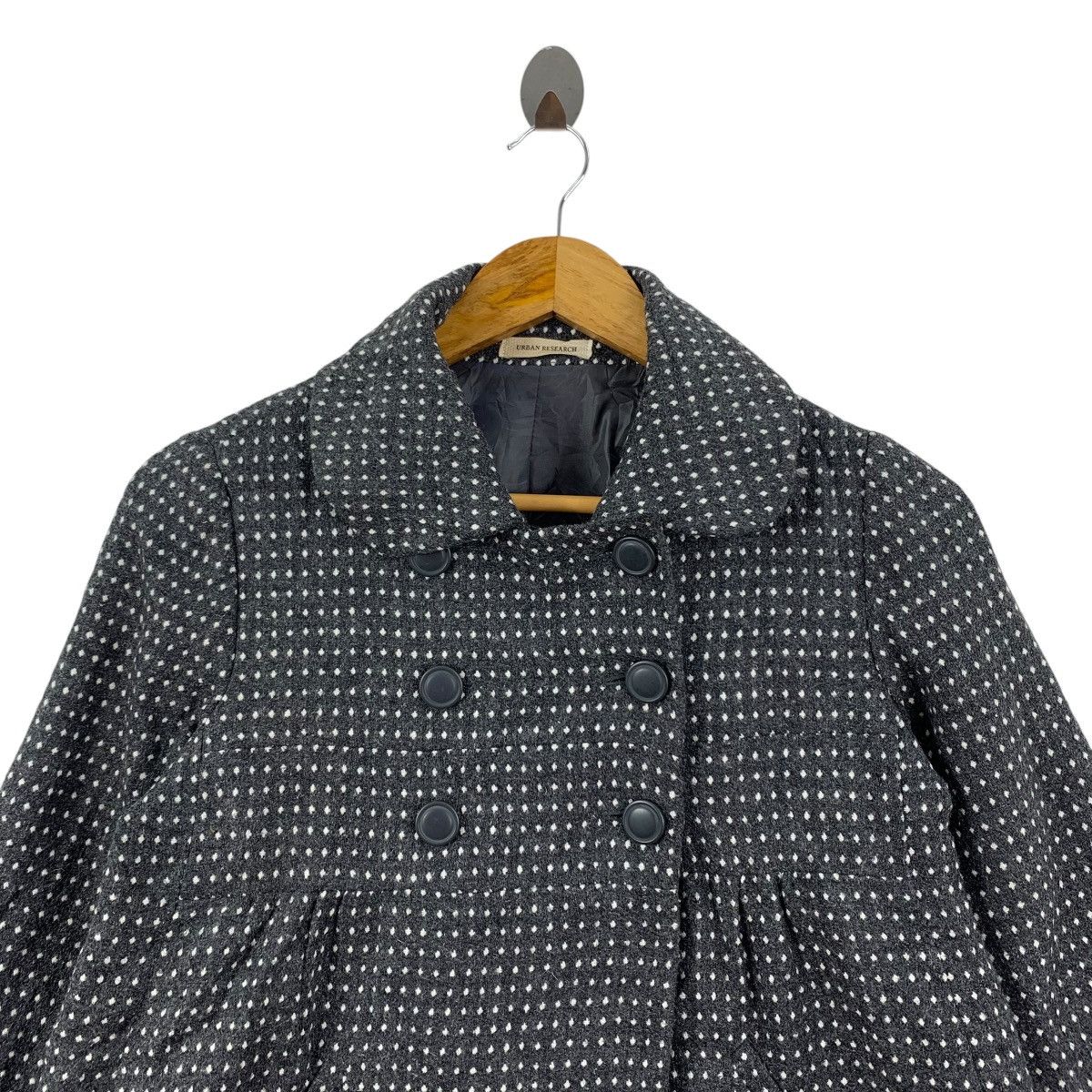 Japanese Brand × URBAN RESEARCH DOORS URBAN RESEARCH DOORS Japanese Brand Wool Short Syle Coat Size S / US 4 / IT 40 - 4 Thumbnail