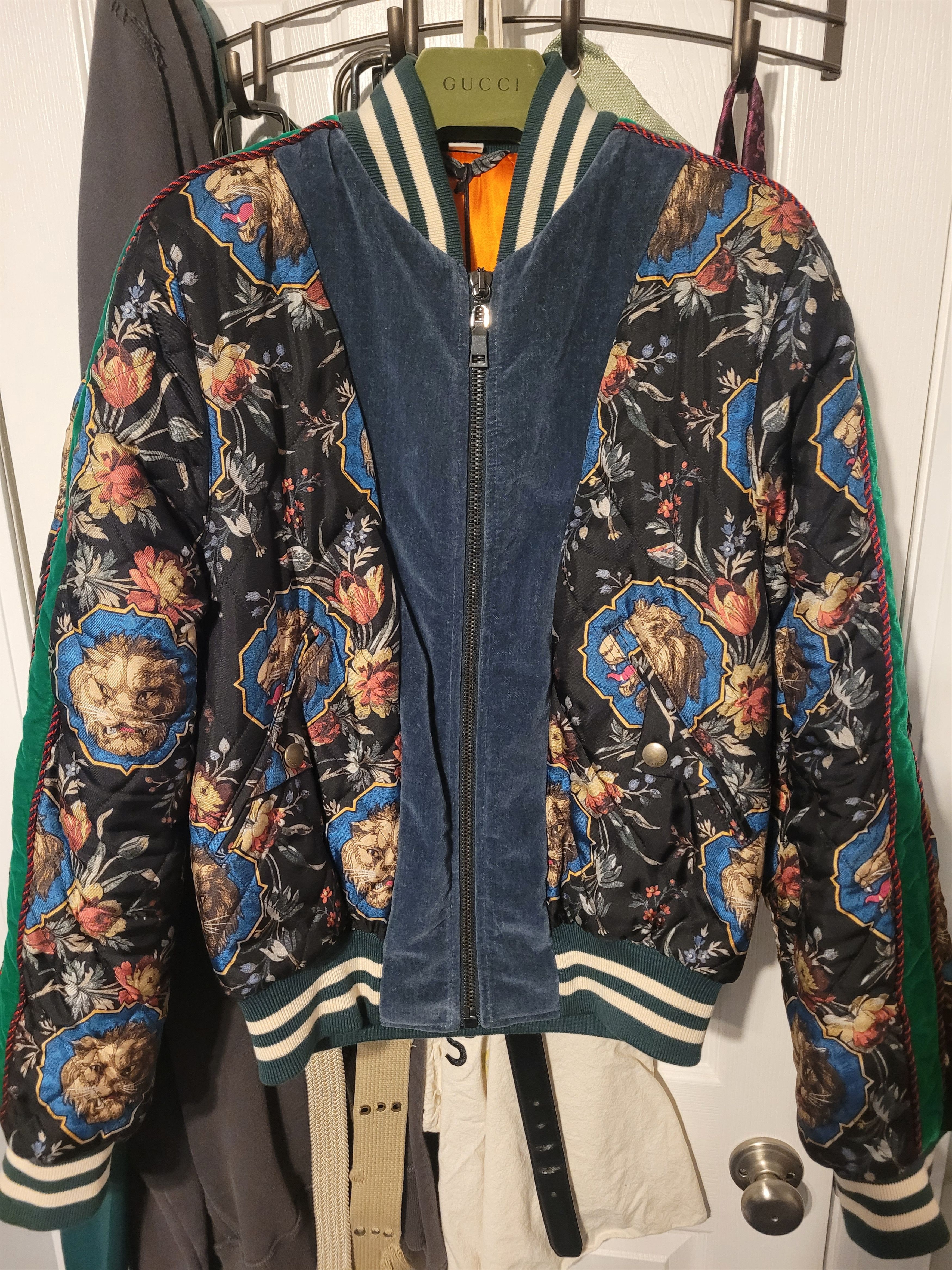 Gucci Gucci Silk and Velvet Bomber Size M / US 6-8 / IT 42-44 - 1 Thumbnail
