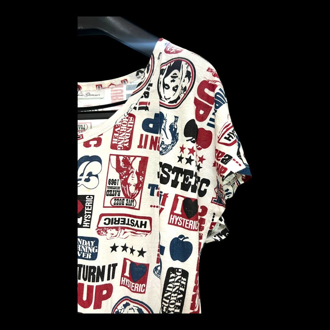 Designer × Hysteric Glamour × Japanese Brand HYSTERIC GLAMOUR FULL PRINT JAPANESE BRAND SHIRT Size M / US 6-8 / IT 42-44 - 8 Thumbnail