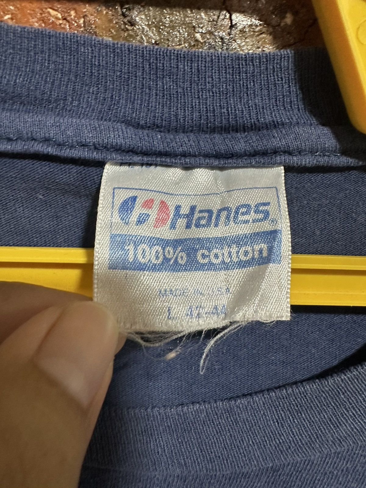 Hanes Vintage 80s Lifeguard Los Angeles Faded Tee Size US L / EU 52-54 / 3 - 4 Thumbnail