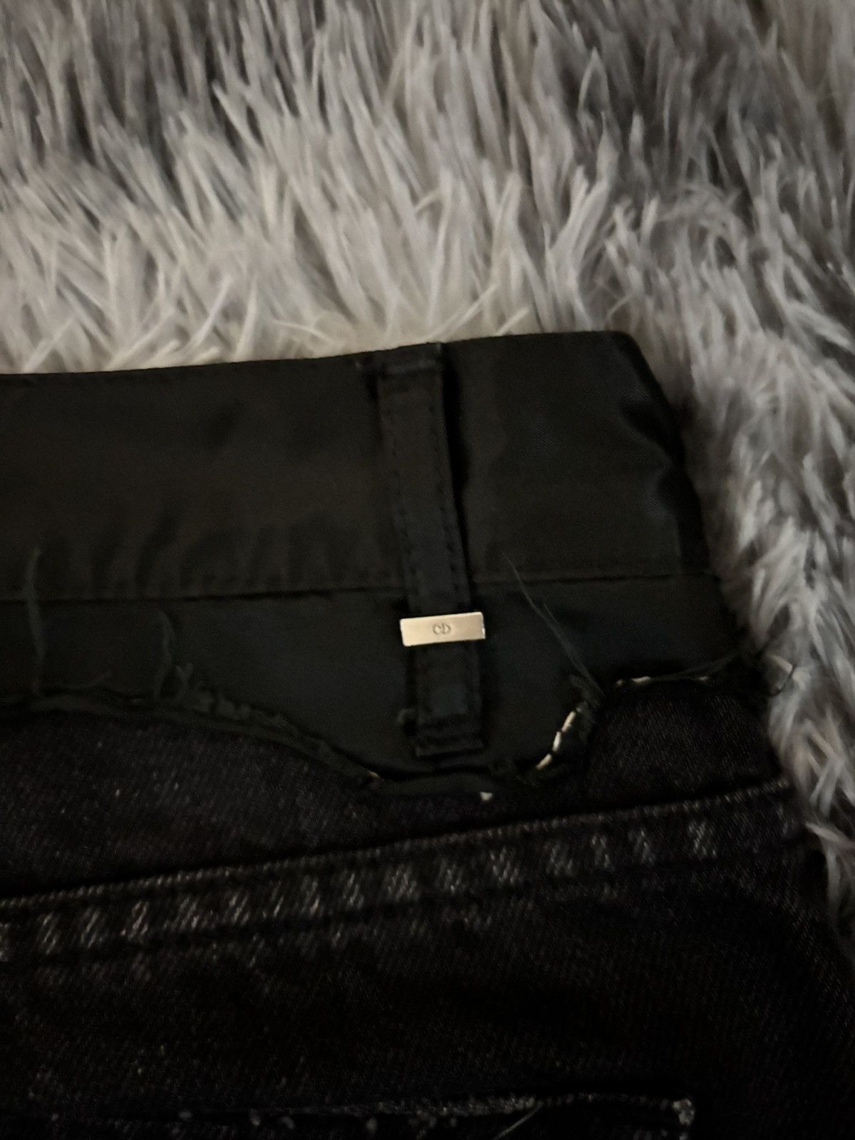 Dior dior homme AW06 satin cummerbund denim “These Grey Days” Size US 26 / EU 42 - 5 Thumbnail