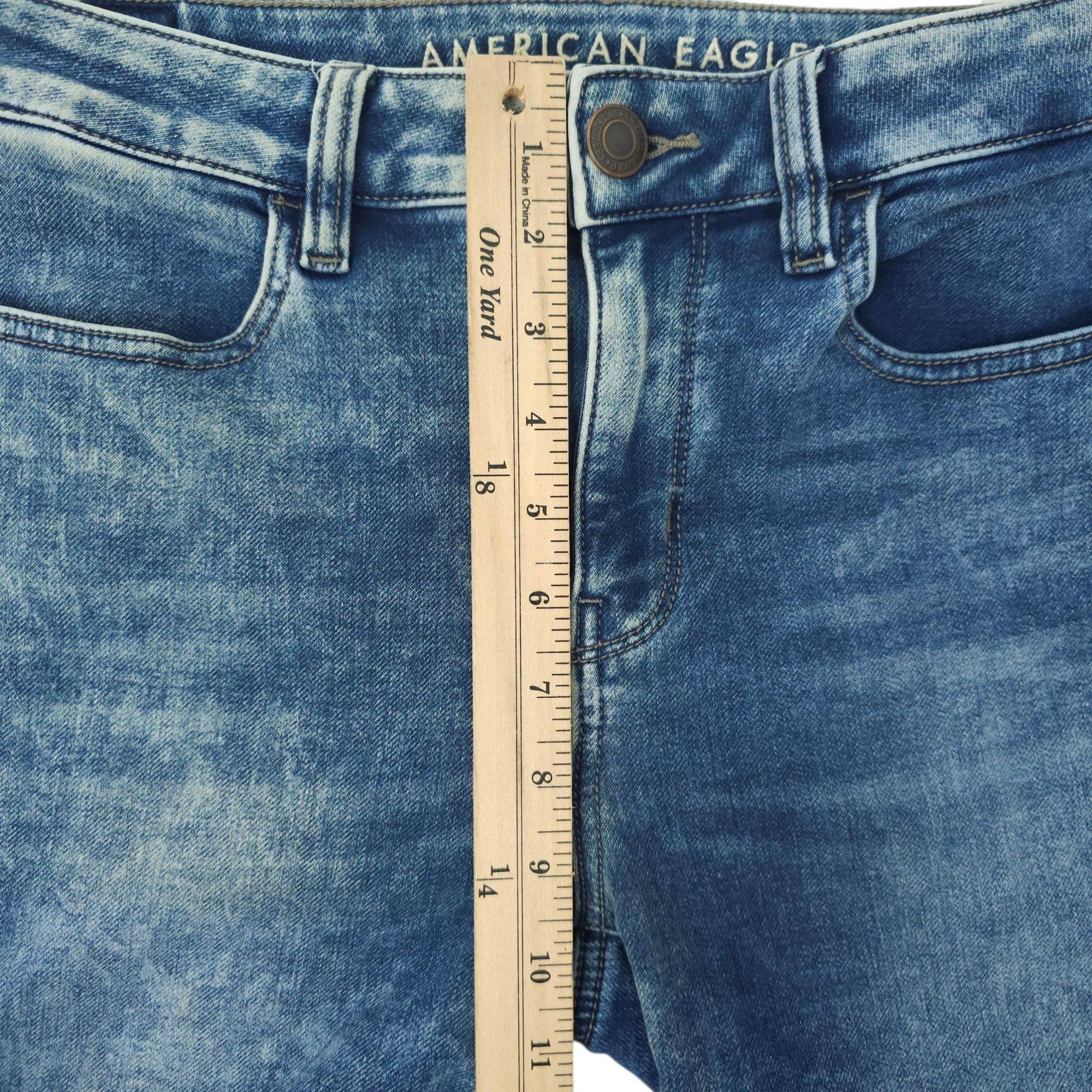American Eagle Outfitters American Eagle Super Stretch Hi Rise Jegging Womens 8 Jeans Size 30" / US 8 / IT 44 - 4 Thumbnail