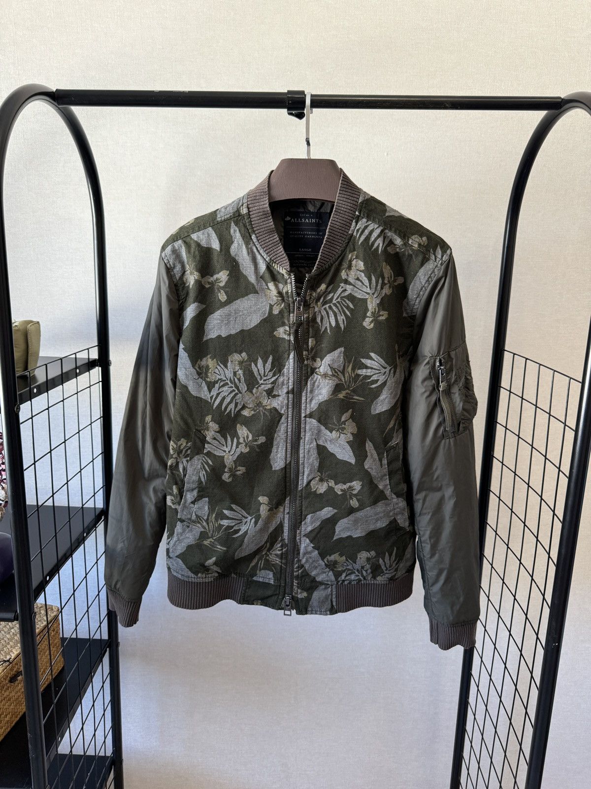Allsaints AllSaints Fulton Bomber Jacket Japanese Cloth size L Size US L / EU 52-54 / 3 - 1 Thumbnail