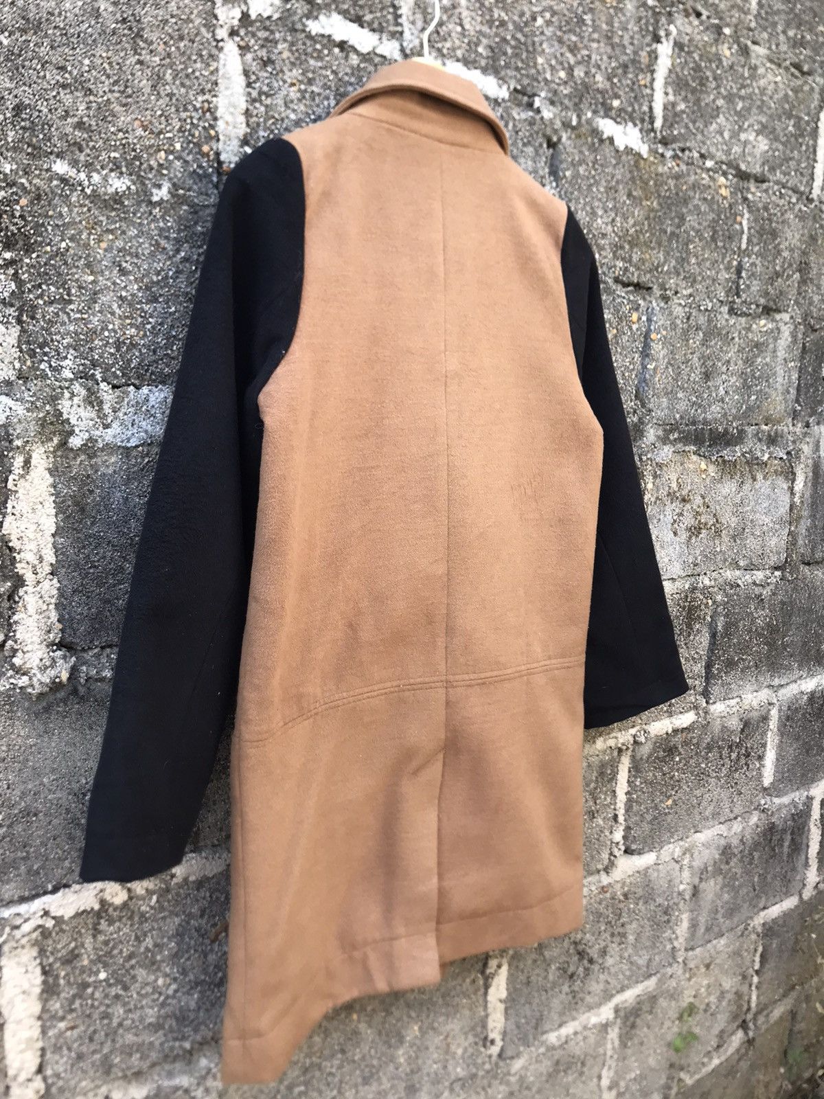 Japanese Brand Long Coat Double Breasted Two Tone Colour Size M / US 6-8 / IT 42-44 - 10 Thumbnail