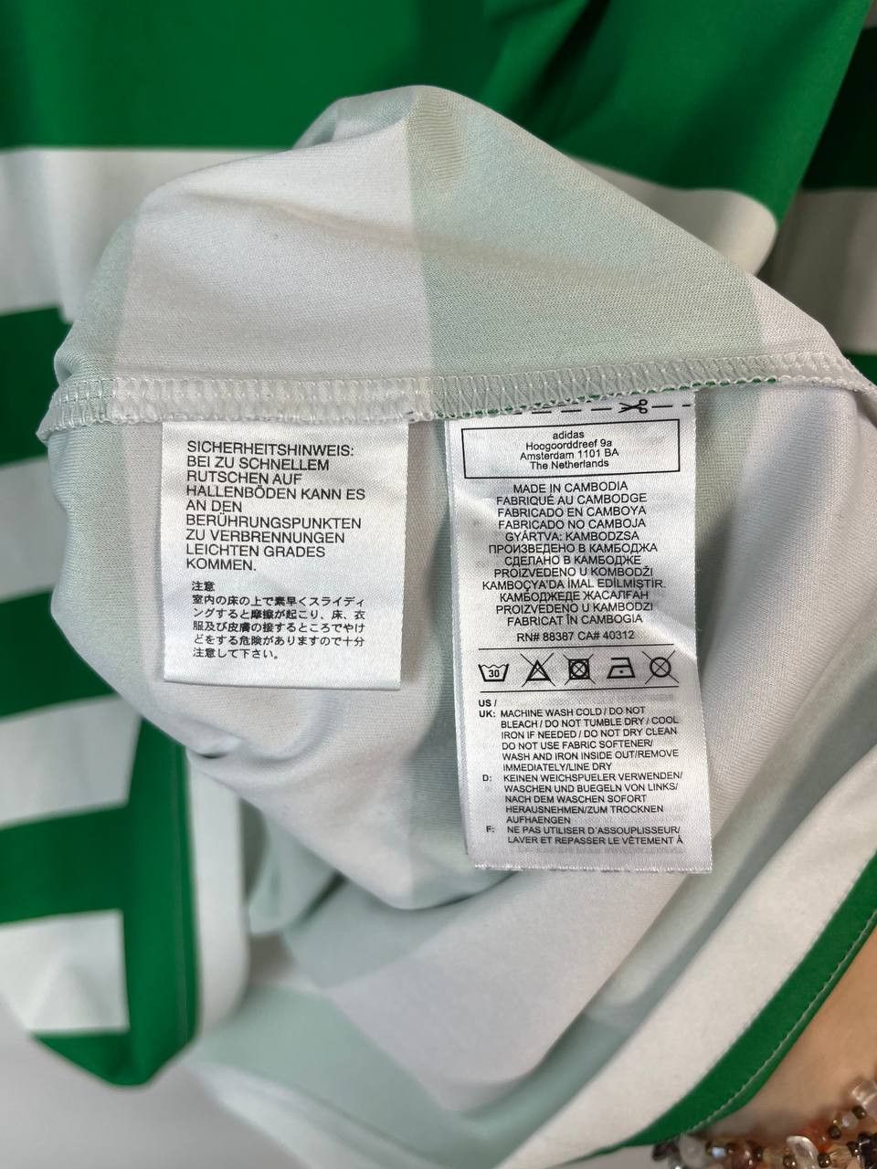 Adidas Celtic 2020-2021 Home Football Long Sleeve Shirt Adidas Sz L Size US L / EU 52-54 / 3 - 4 Thumbnail