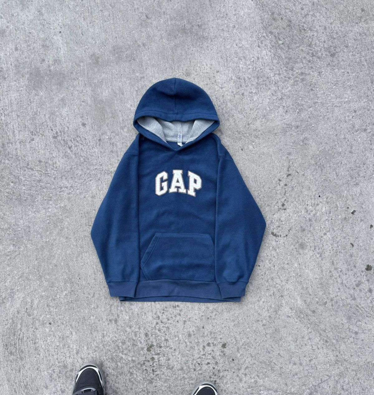 Other Vintage GAP Y2K avantgarde streetwear fleece hoodie Size US XS / EU 42 / 0 - 4 Thumbnail