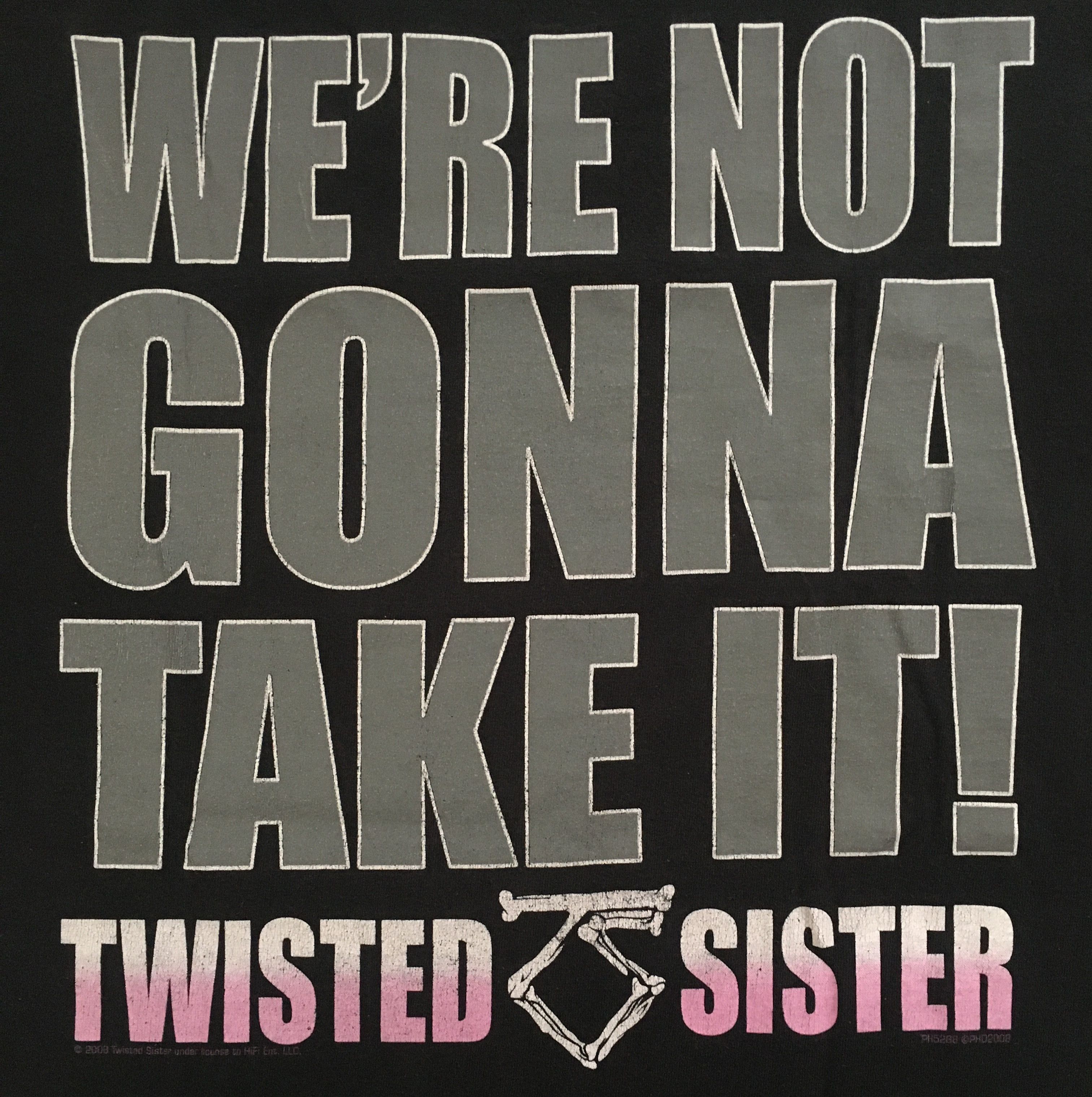 Band Tees Vintage Twisted Sister - We're Not Gonna Take It! Band Tee Size US L / EU 52-54 / 3 - 5 Thumbnail